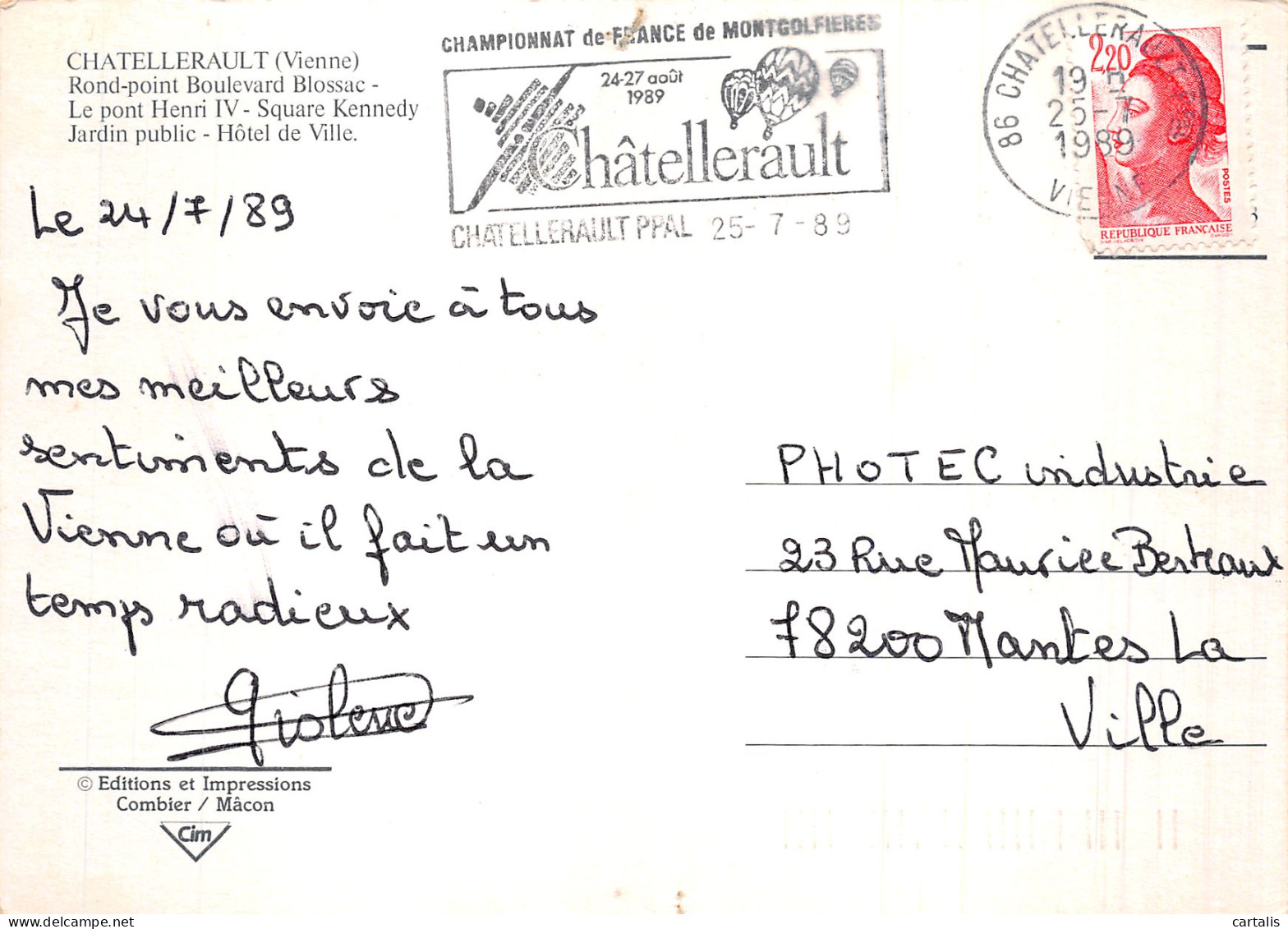 86-CHATELLERAULT-N° 4448-D/0257 - Chatellerault