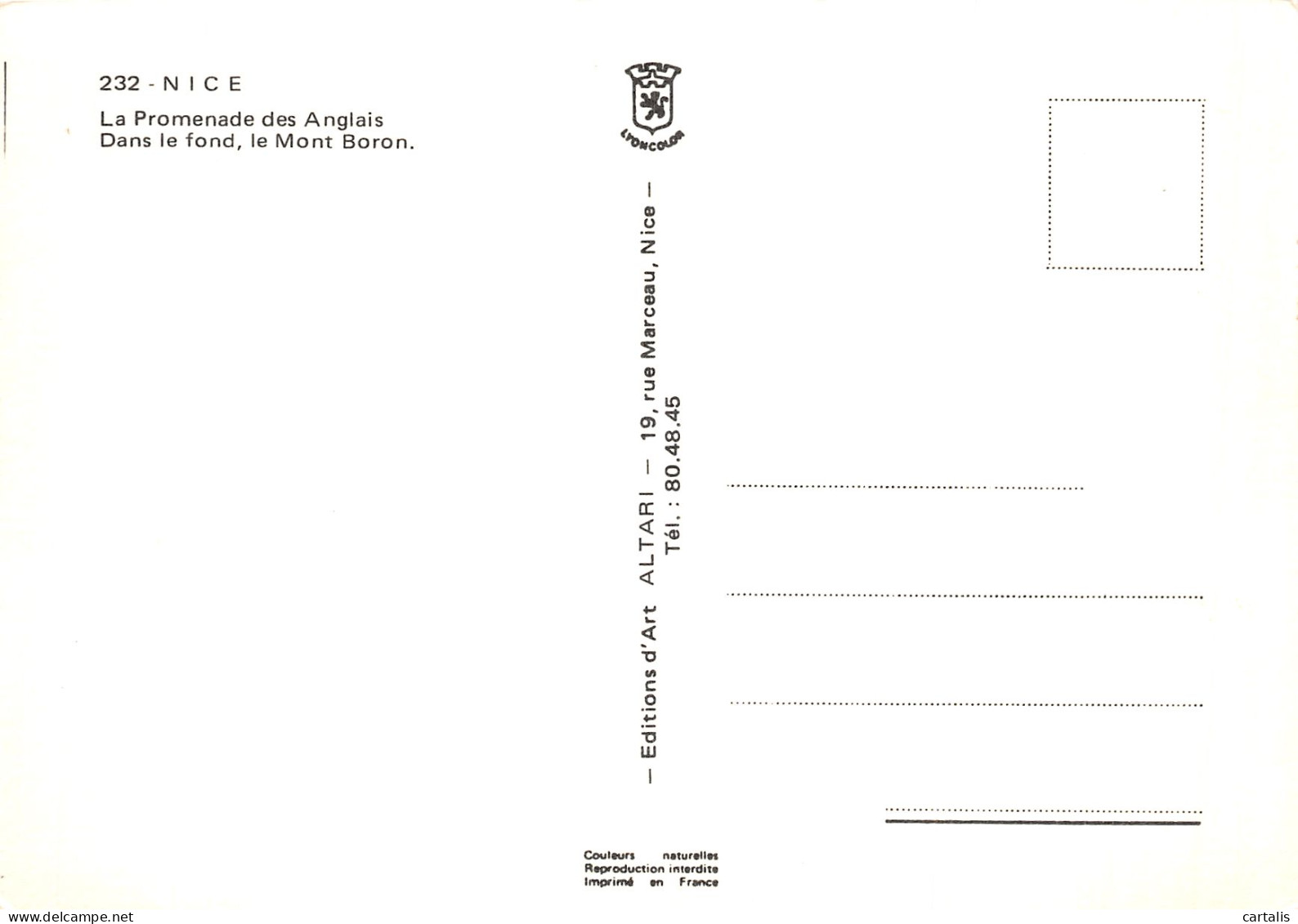 06-NICE-N° 4448-D/0175 - Other & Unclassified