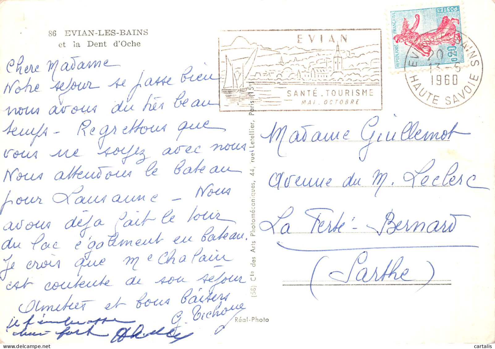 74-EVIAN LES BAINS-N° 4448-D/0119 - Evian-les-Bains