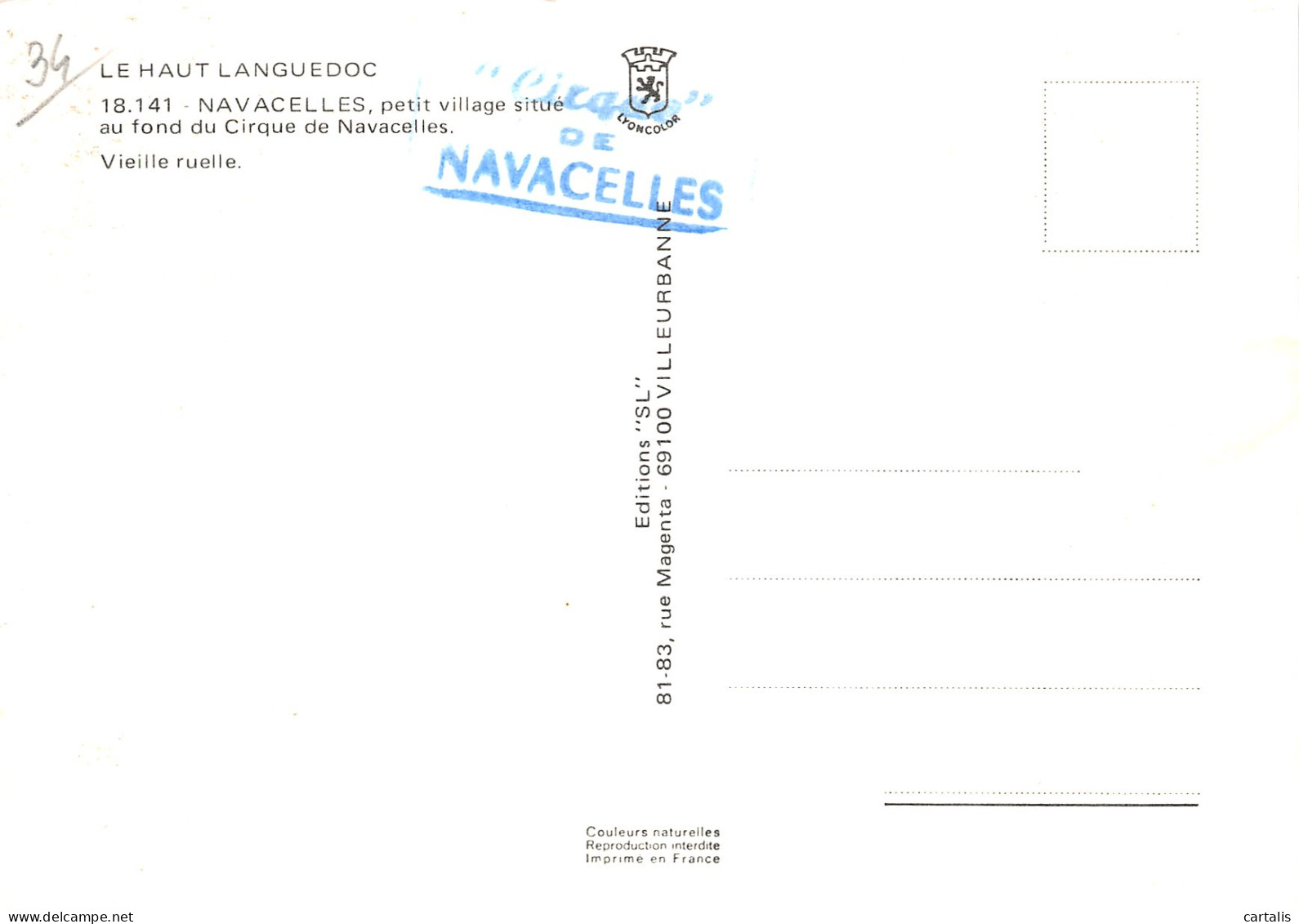 34-NAVACELLES-N° 4448-C/0277 - Other & Unclassified