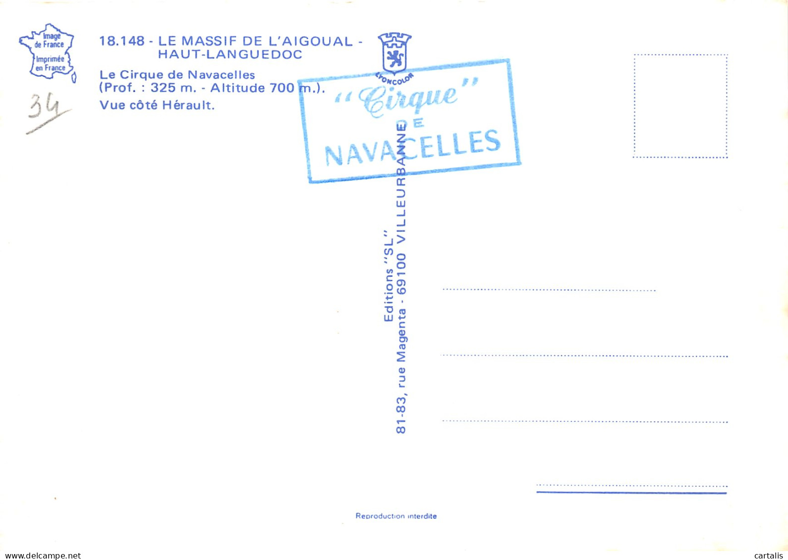 34-CIRQUE DE NAVACELLES-N° 4448-C/0271 - Other & Unclassified