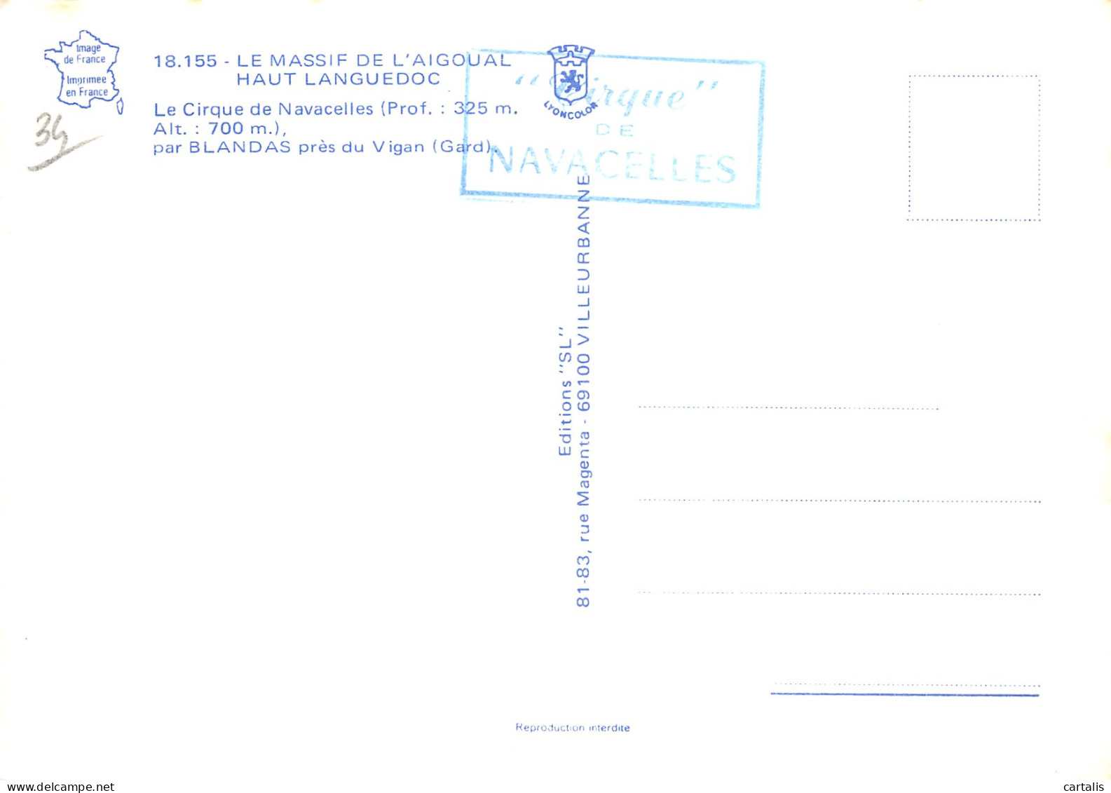 34-CIRQUE DE NAVACELLES-N° 4448-C/0273 - Other & Unclassified
