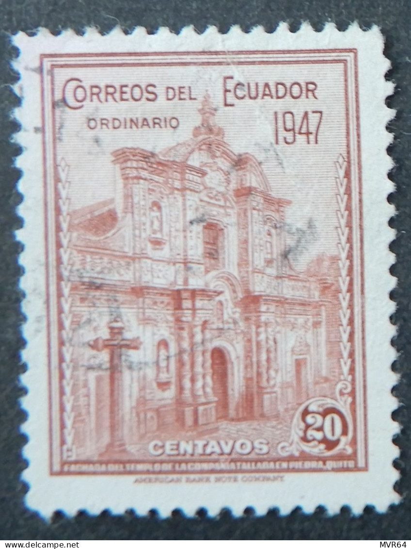 Ecuador 1947 (3) 'Jesuits Church - Equateur