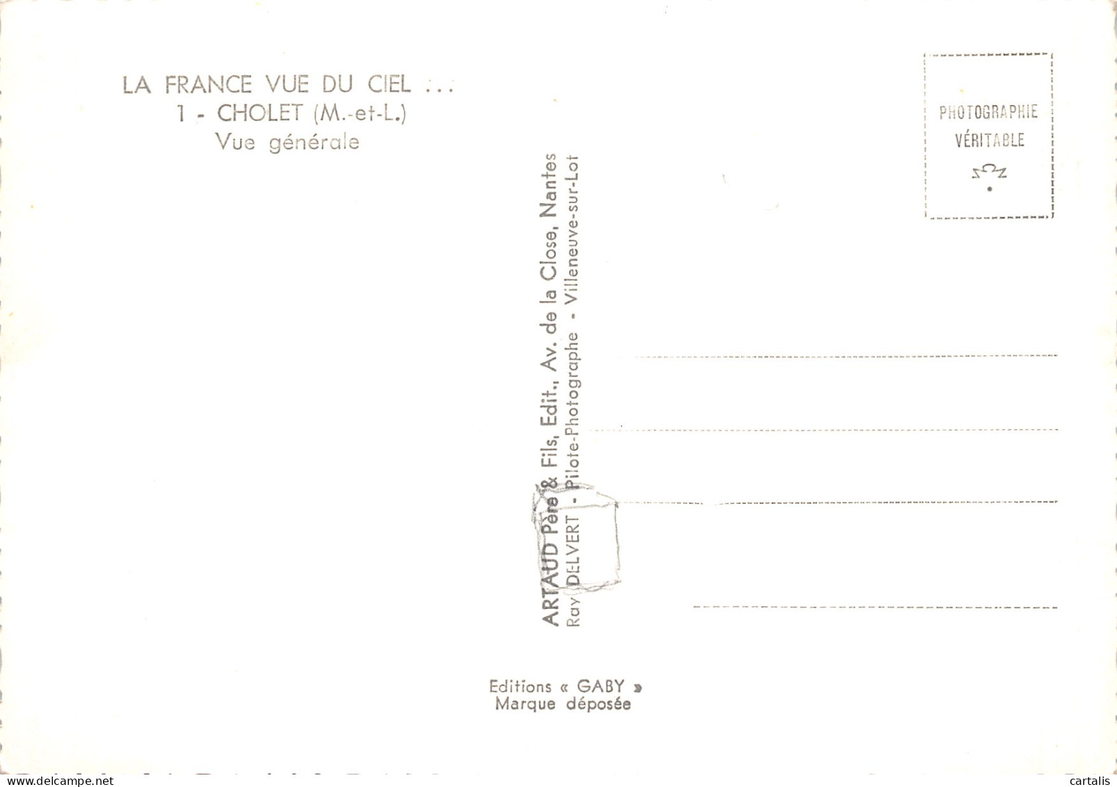 49-CHOLET-N° 4448-C/0163 - Cholet