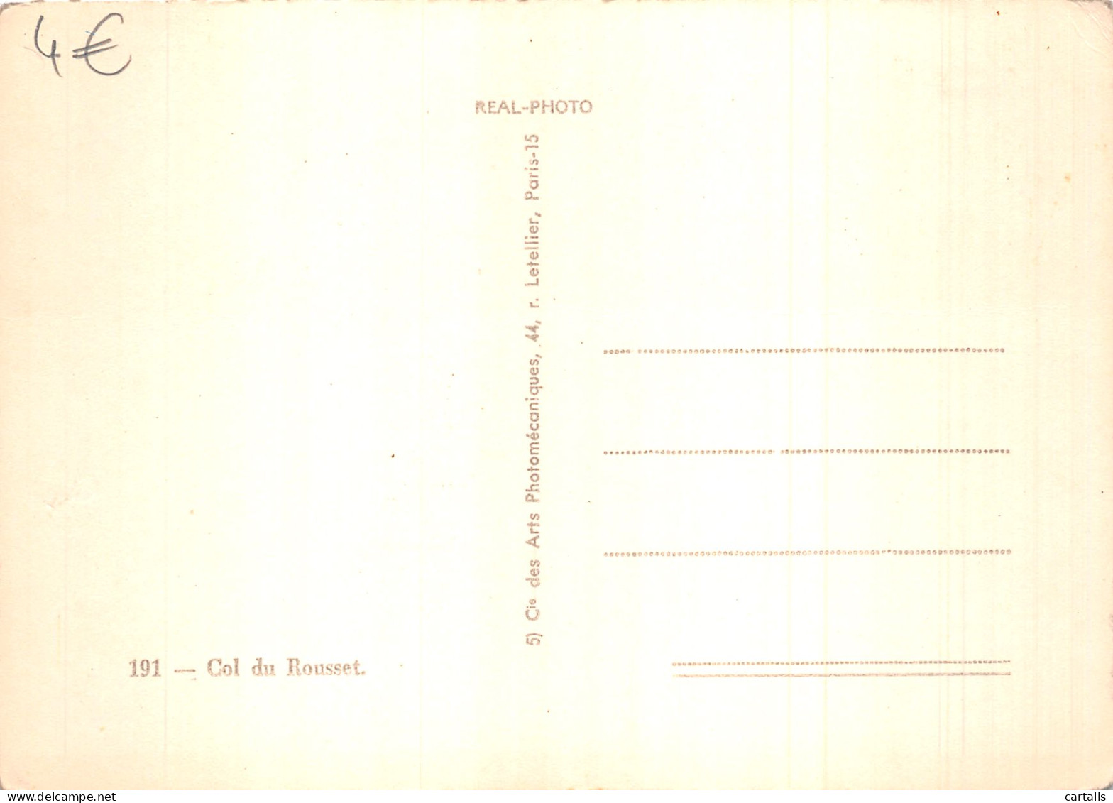 26-COL DU ROUSSET-N° 4448-C/0031 - Sonstige & Ohne Zuordnung