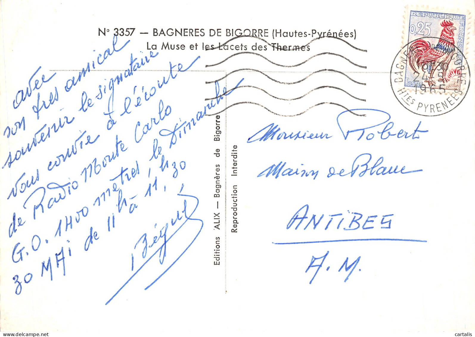 65-BAGNERES DE BIGORRE-N° 4448-C/0027 - Bagneres De Bigorre