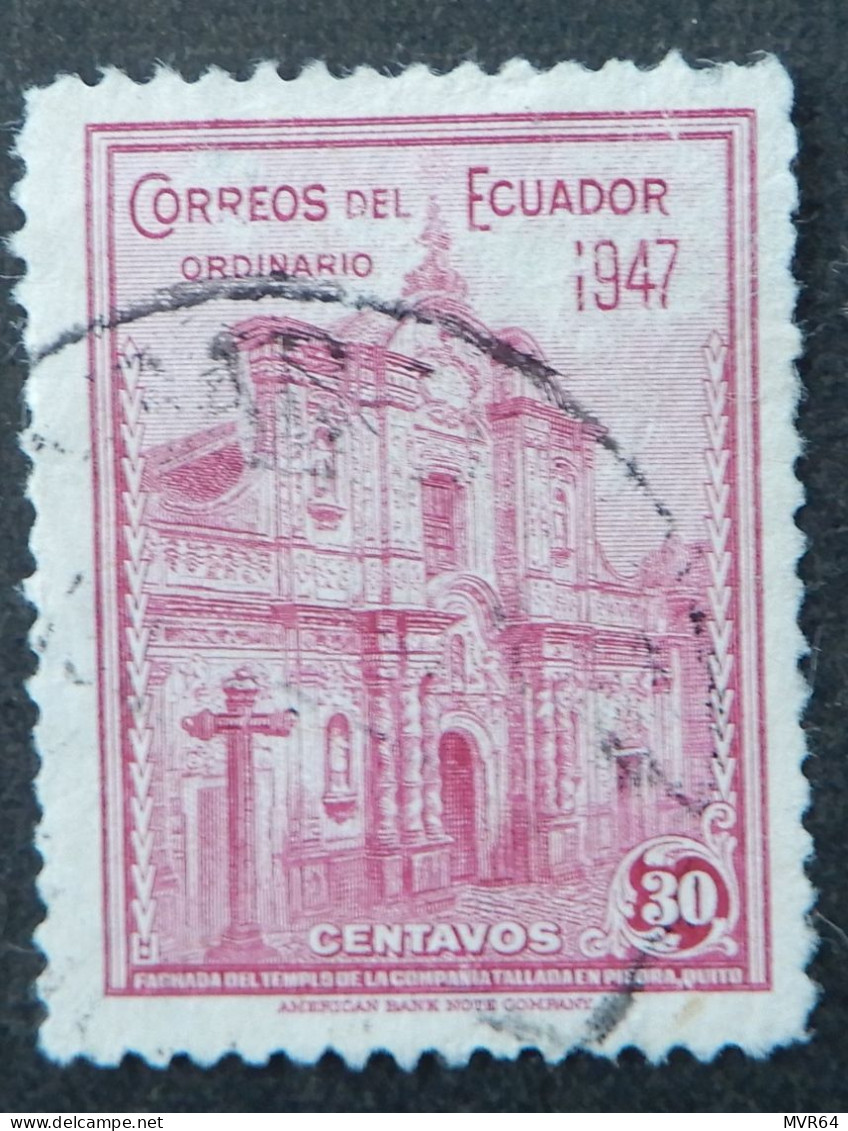 Ecuador 1947 (4) 'Jesuits Church - Equateur
