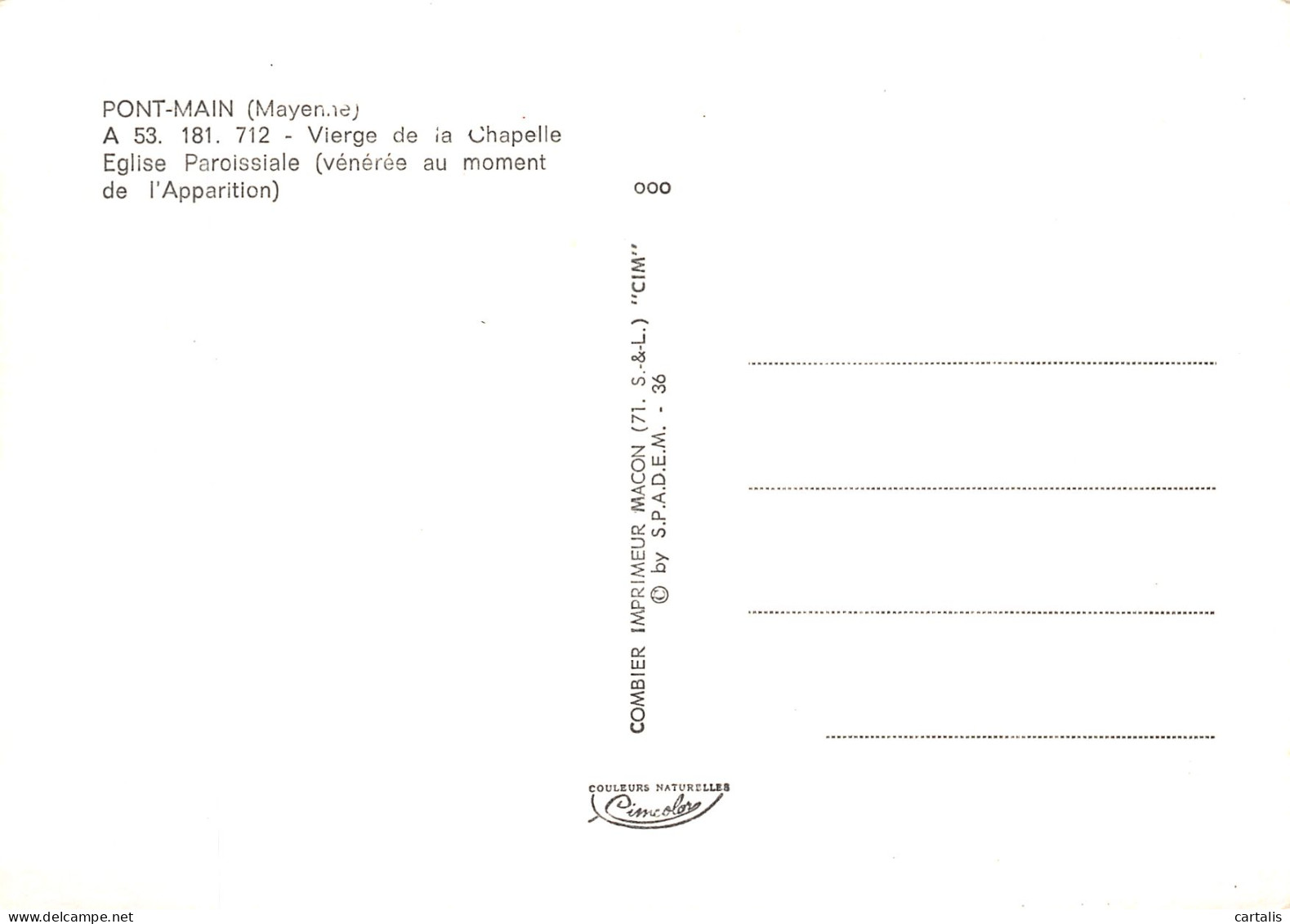 53-PONT MAIN-N° 4448-B/0209 - Other & Unclassified