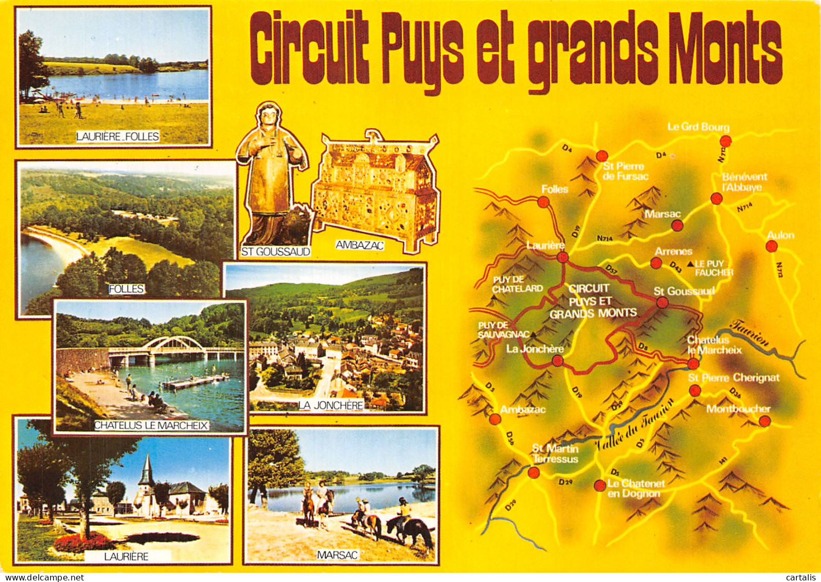 87-CIRCUIT PUYS ET GRANDS MONTS-N° 4449-B/0237 - Other & Unclassified