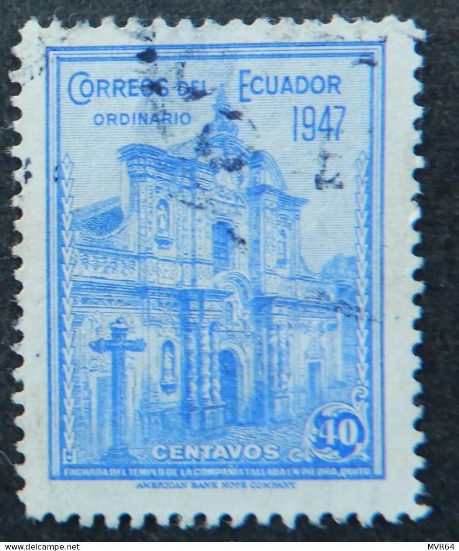 Ecuador 1947 (5) 'Jesuits Church - Equateur