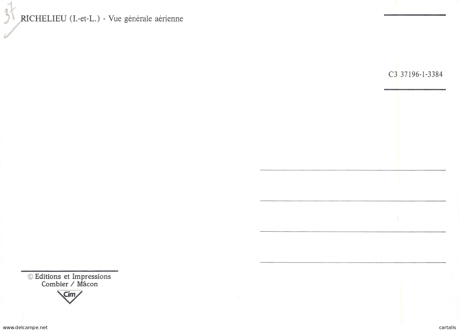 37-RICHELIEU-N° 4449-A/0069 - Andere & Zonder Classificatie