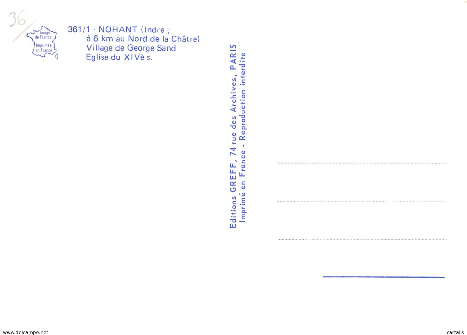 36-NOHANT-N° 4449-A/0043 - Other & Unclassified