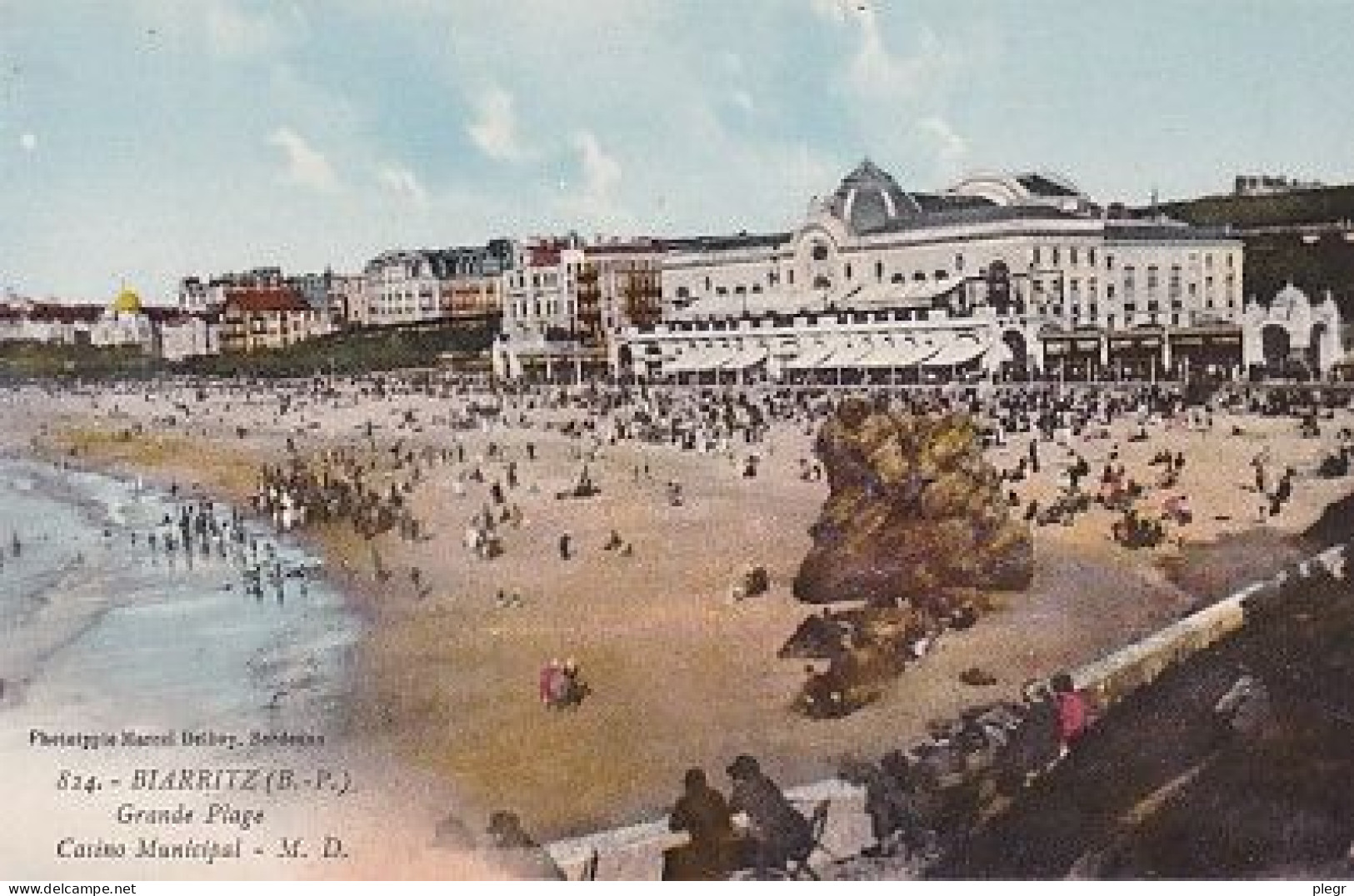 64122 01 55#0+19 - BIARRITZ - GRANDE PLAGE - CASINO MUNICIPAL - Biarritz