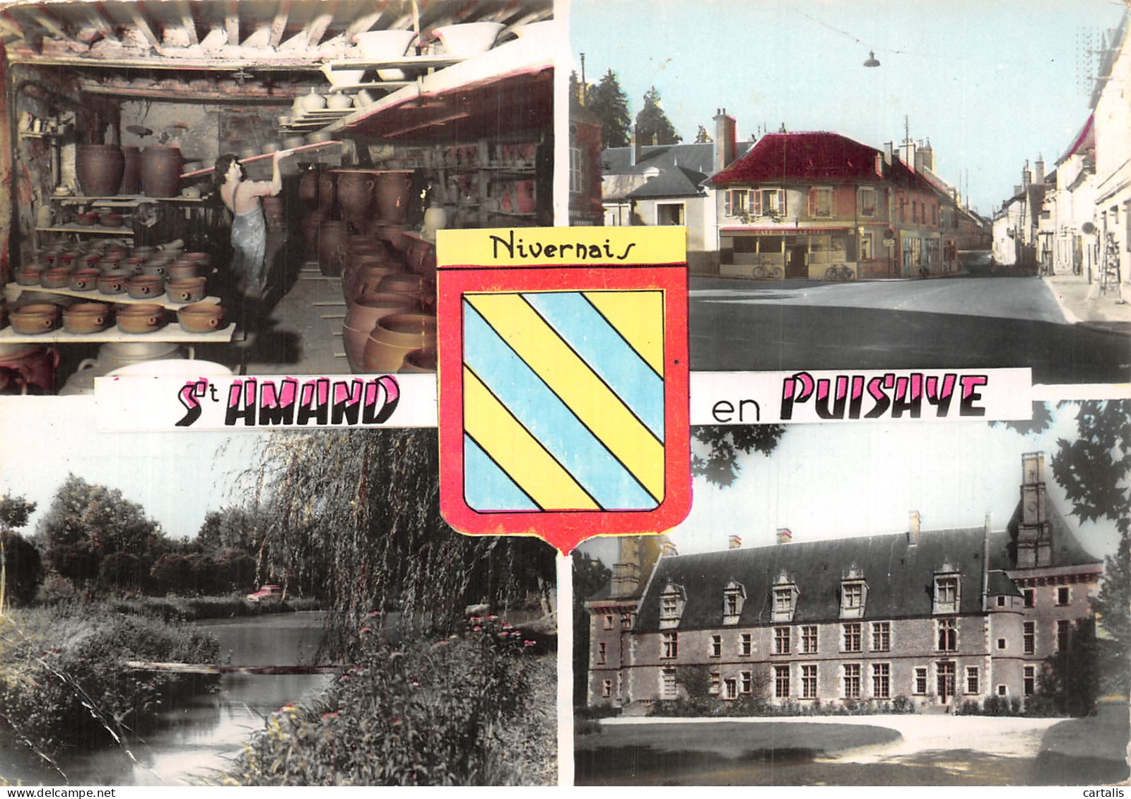 58-SAINT AMAND EN PUISAYE-N° 4448-D/0395 - Saint-Amand-en-Puisaye