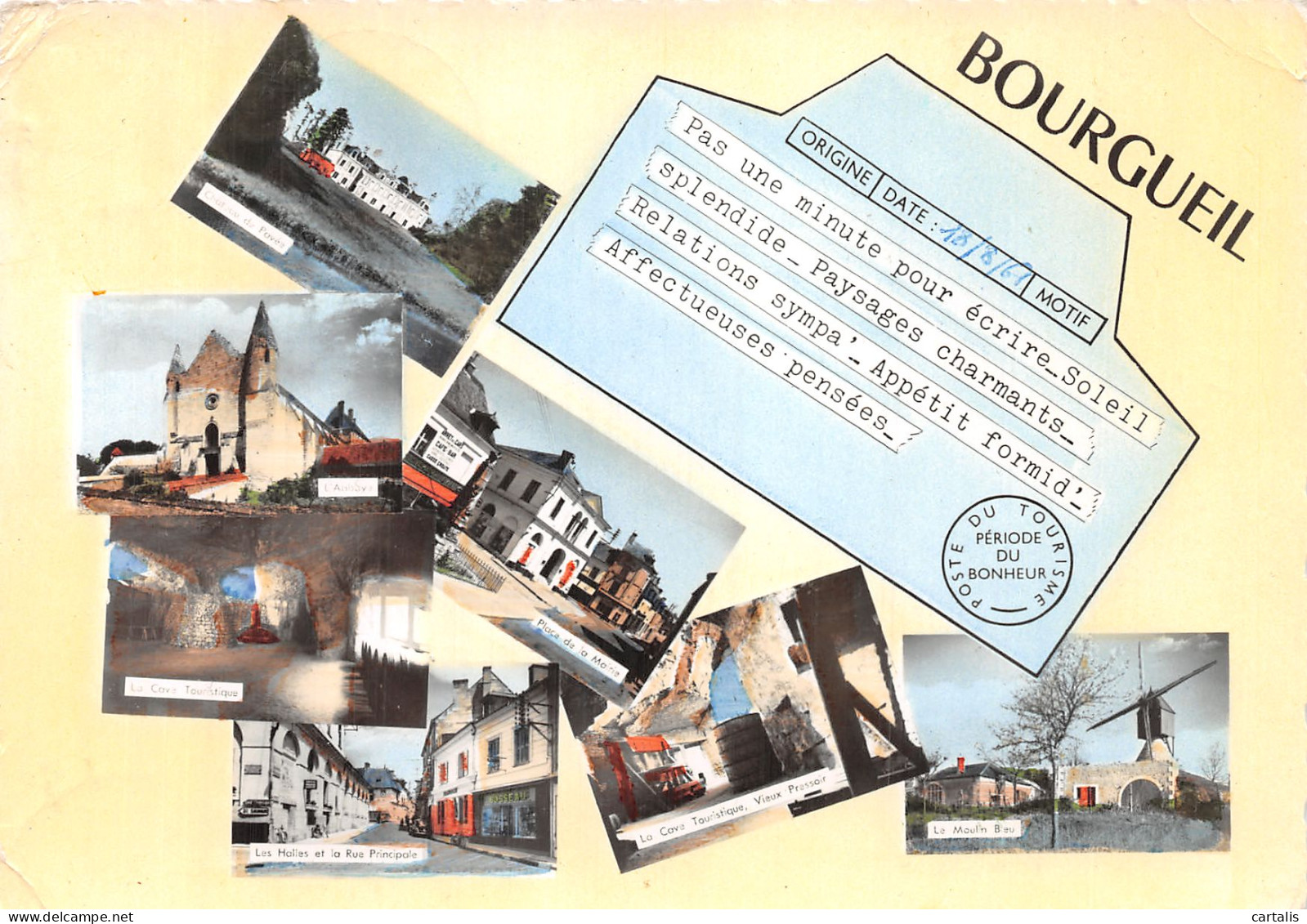 37-BOURGUEIL-N° 4449-D/0139 - Andere & Zonder Classificatie