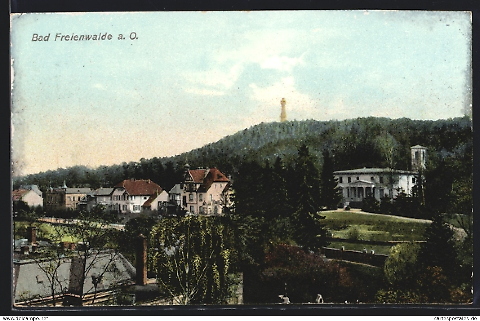 AK Bad Freienwalde A. O., Teilansicht Aus Der Vogelschau  - Bad Freienwalde