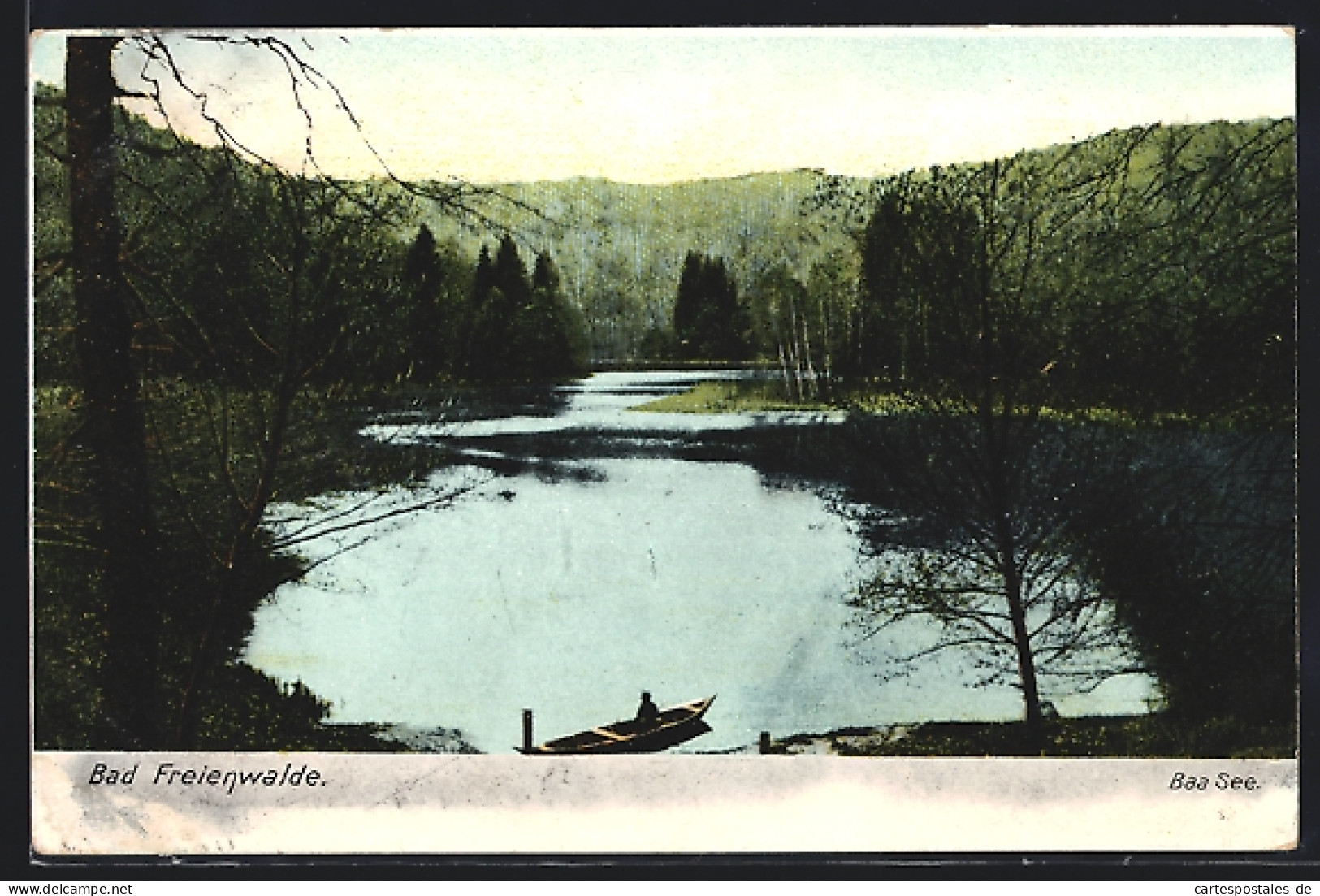 AK Bad Freienwalde, Blick Auf Den Baa See  - Bad Freienwalde