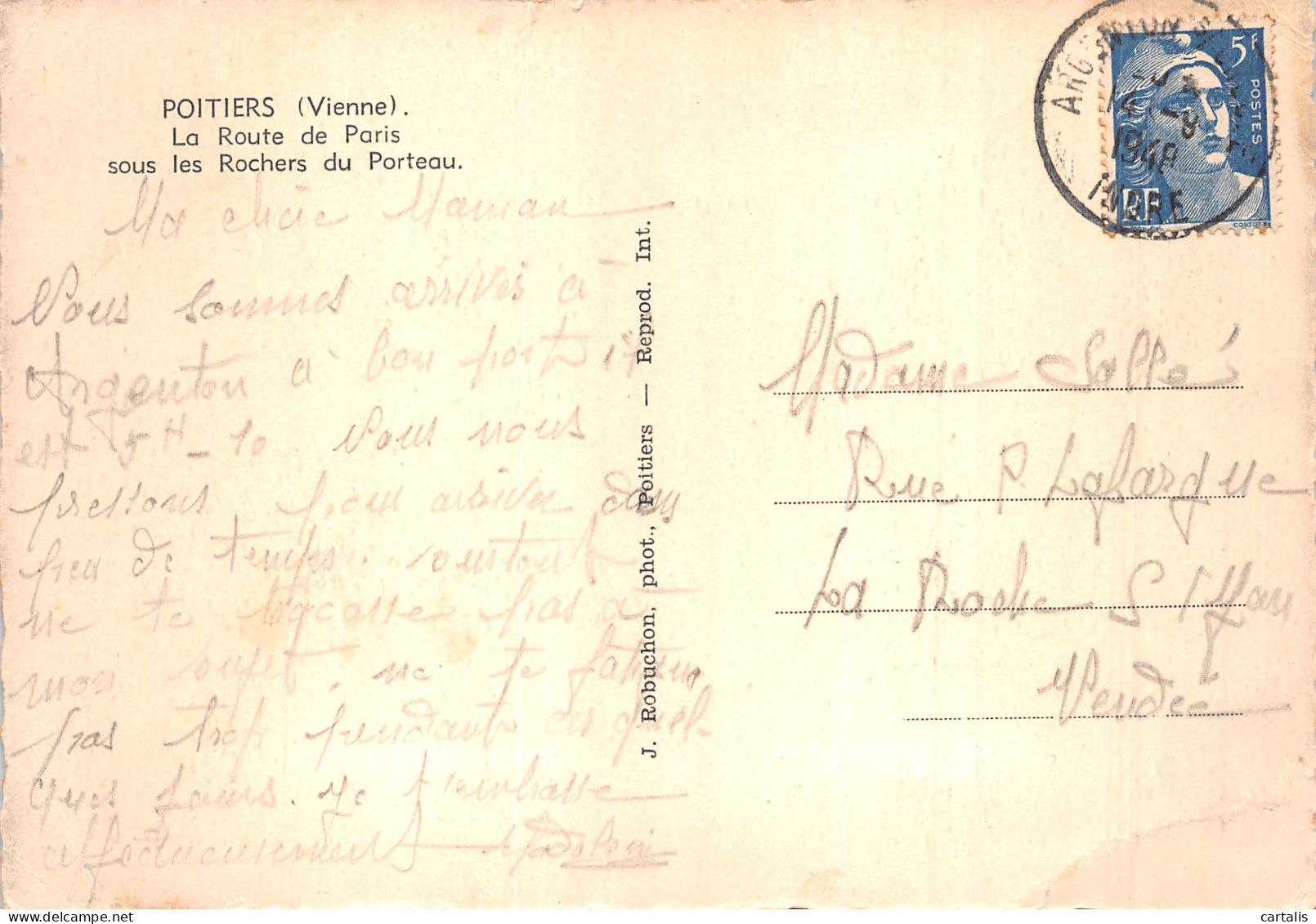 86-POITIERS-N° 4449-C/0343 - Poitiers