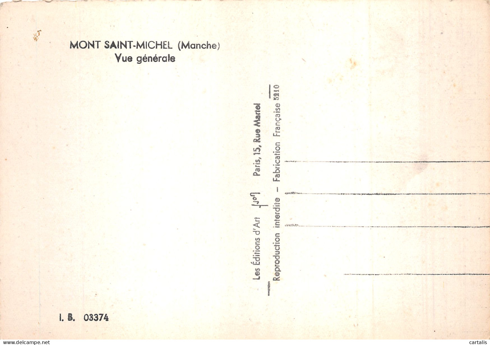 50-MONT SAINT MICHEL-N° 4449-C/0059 - Le Mont Saint Michel