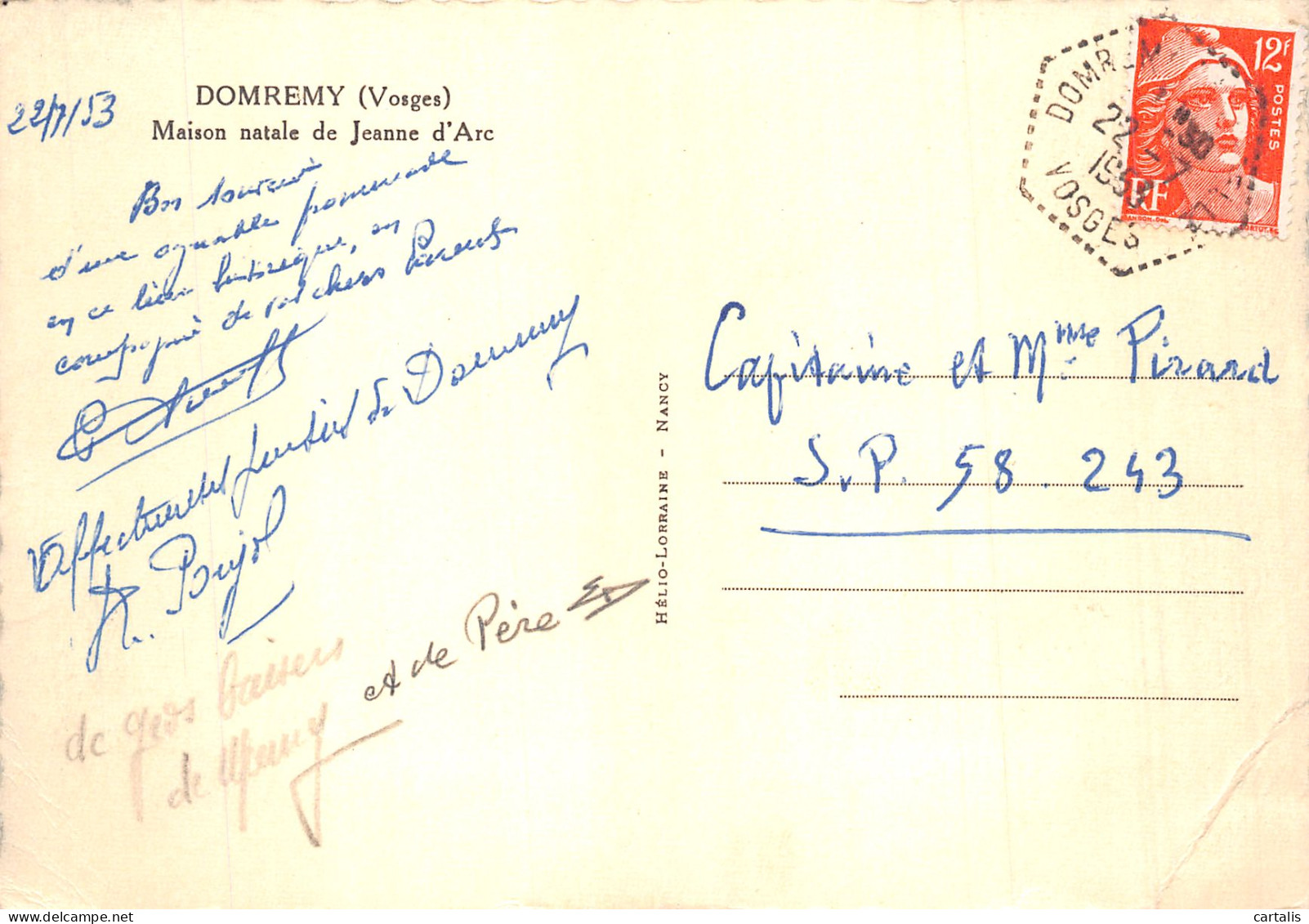 88-DOMREMY-N° 4450-B/0171 - Domremy La Pucelle