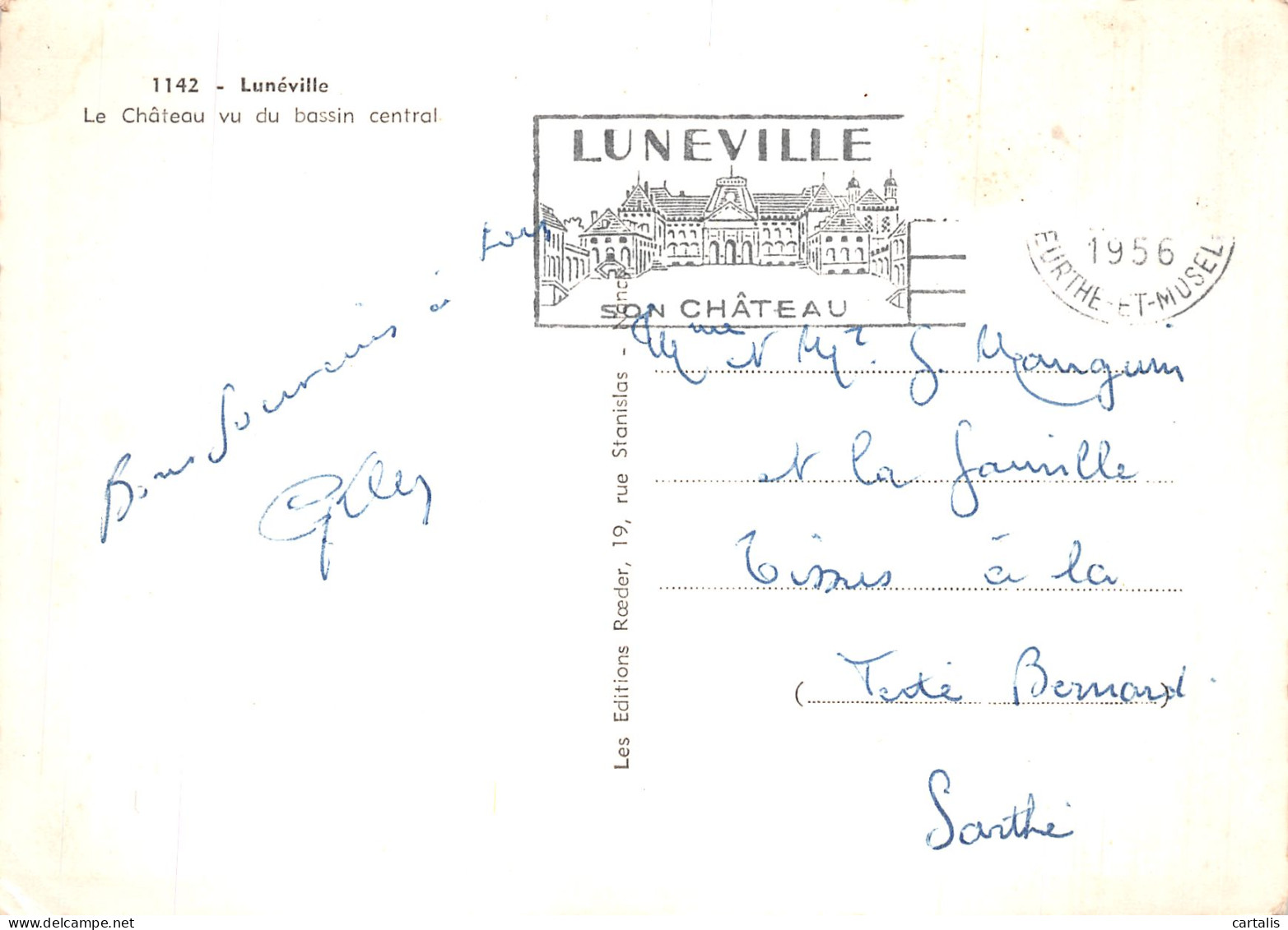 54-LUNEVILLE-N° 4450-B/0125 - Luneville