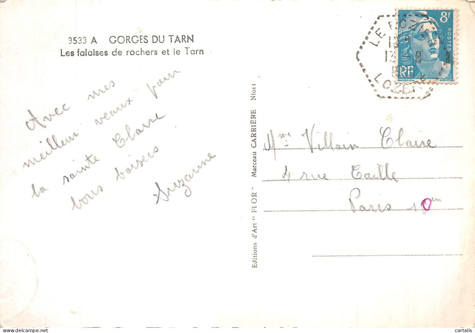 48-GORGES DU TARN-N° 4450-B/0087 - Gorges Du Tarn