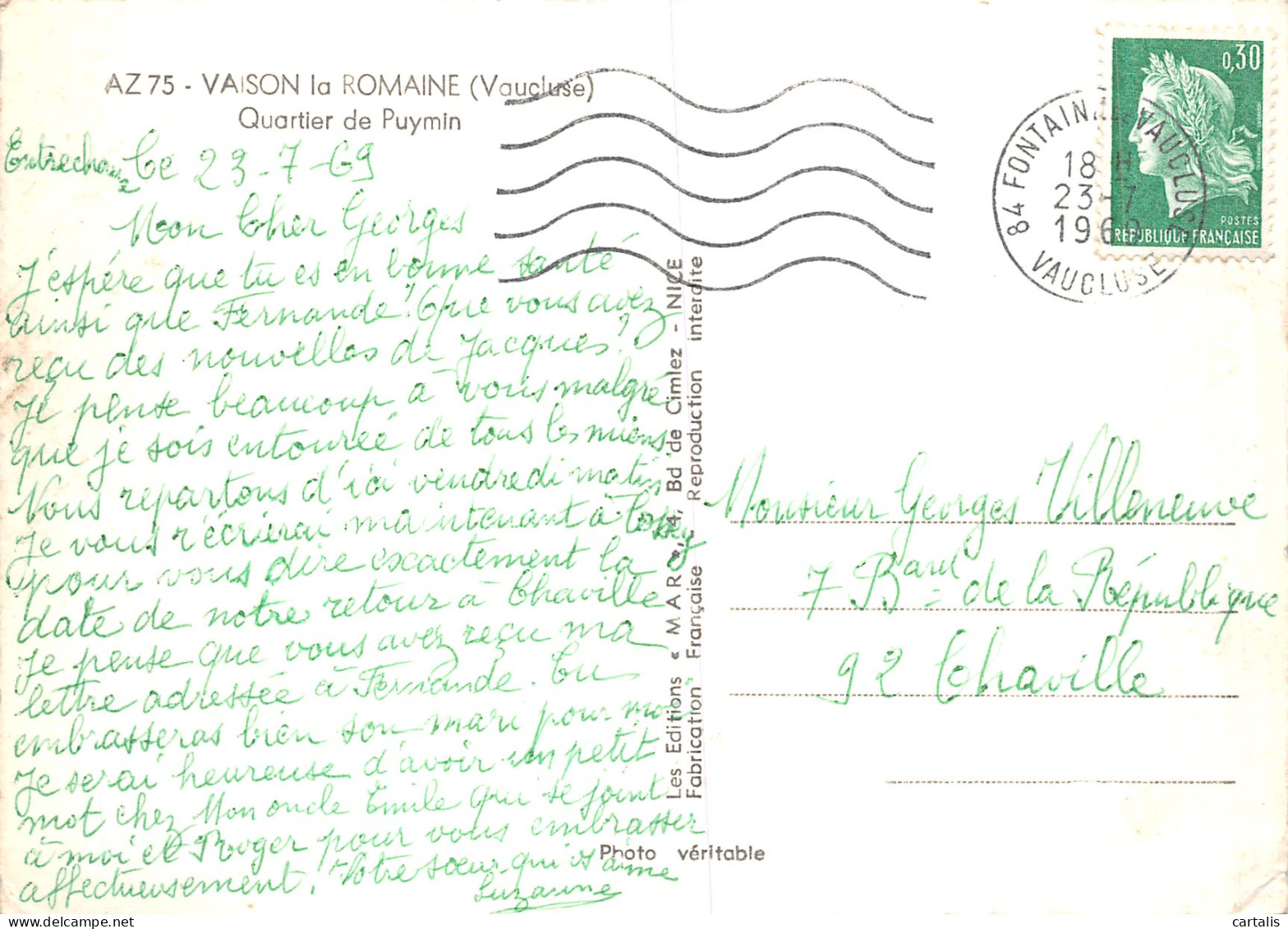84-VAISON LA ROMAINE-N° 4450-A/0297 - Vaison La Romaine