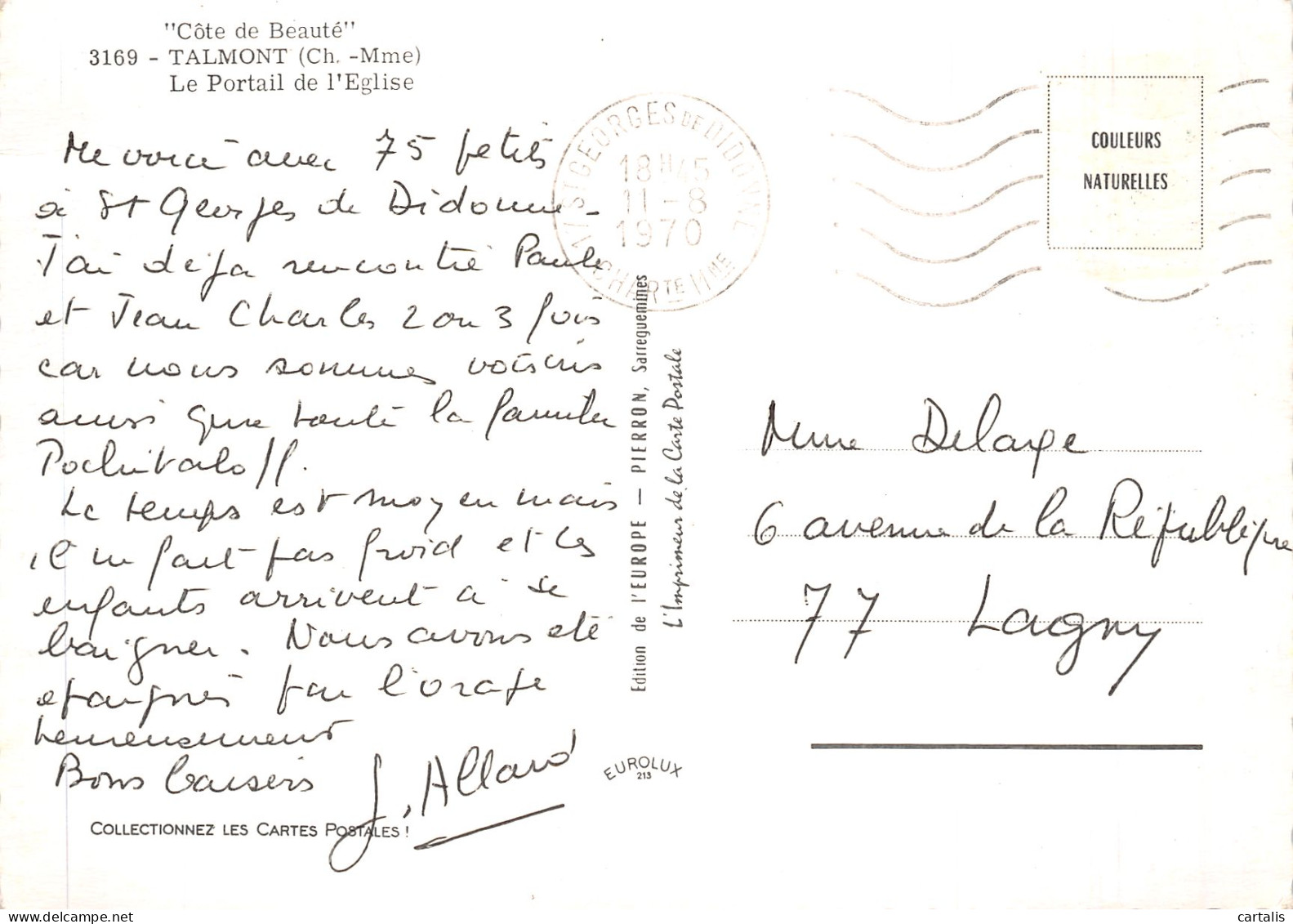 17-TALMONT-N° 4450-A/0197 - Other & Unclassified