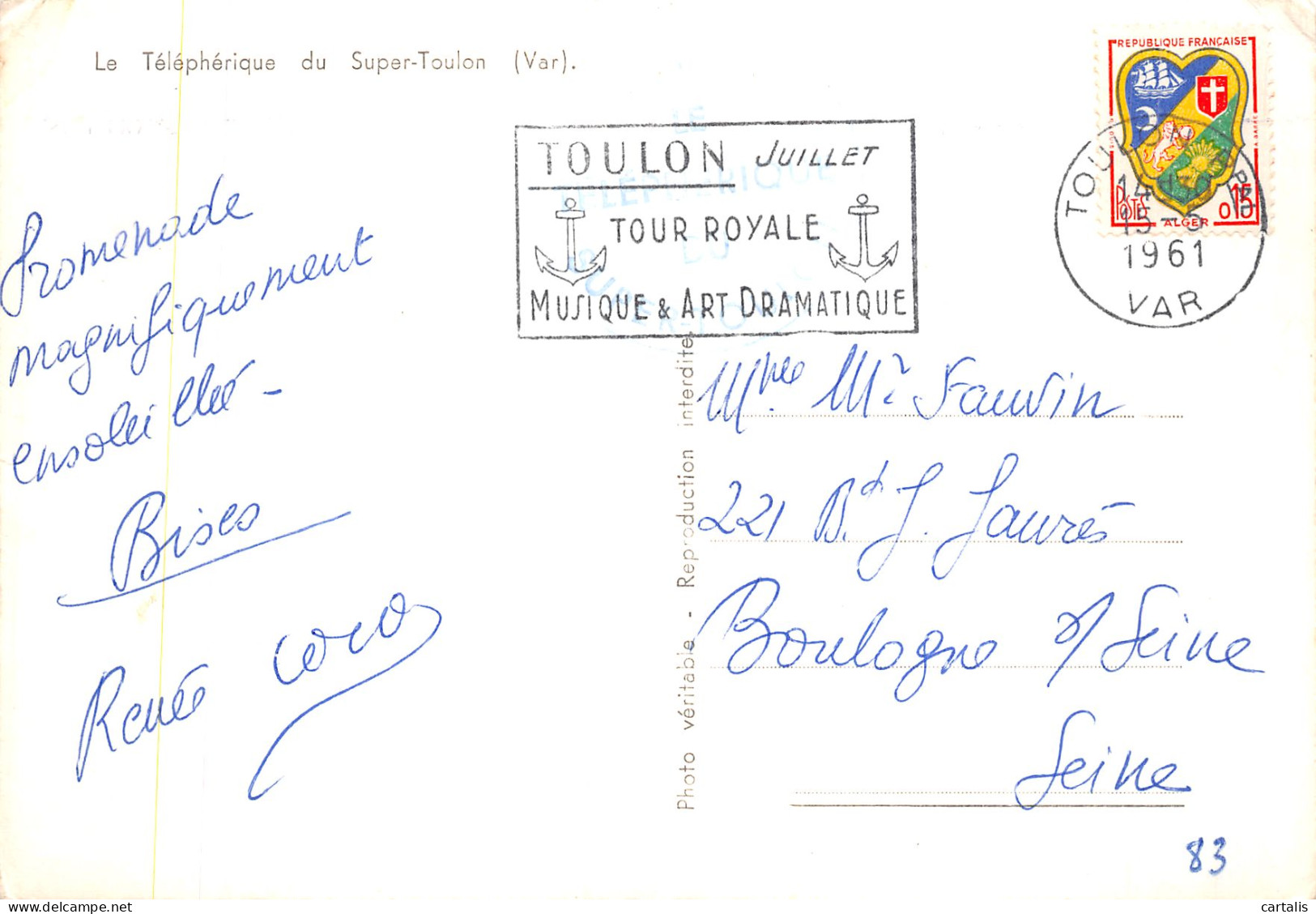 83-TOULON-N° 4450-A/0137 - Toulon