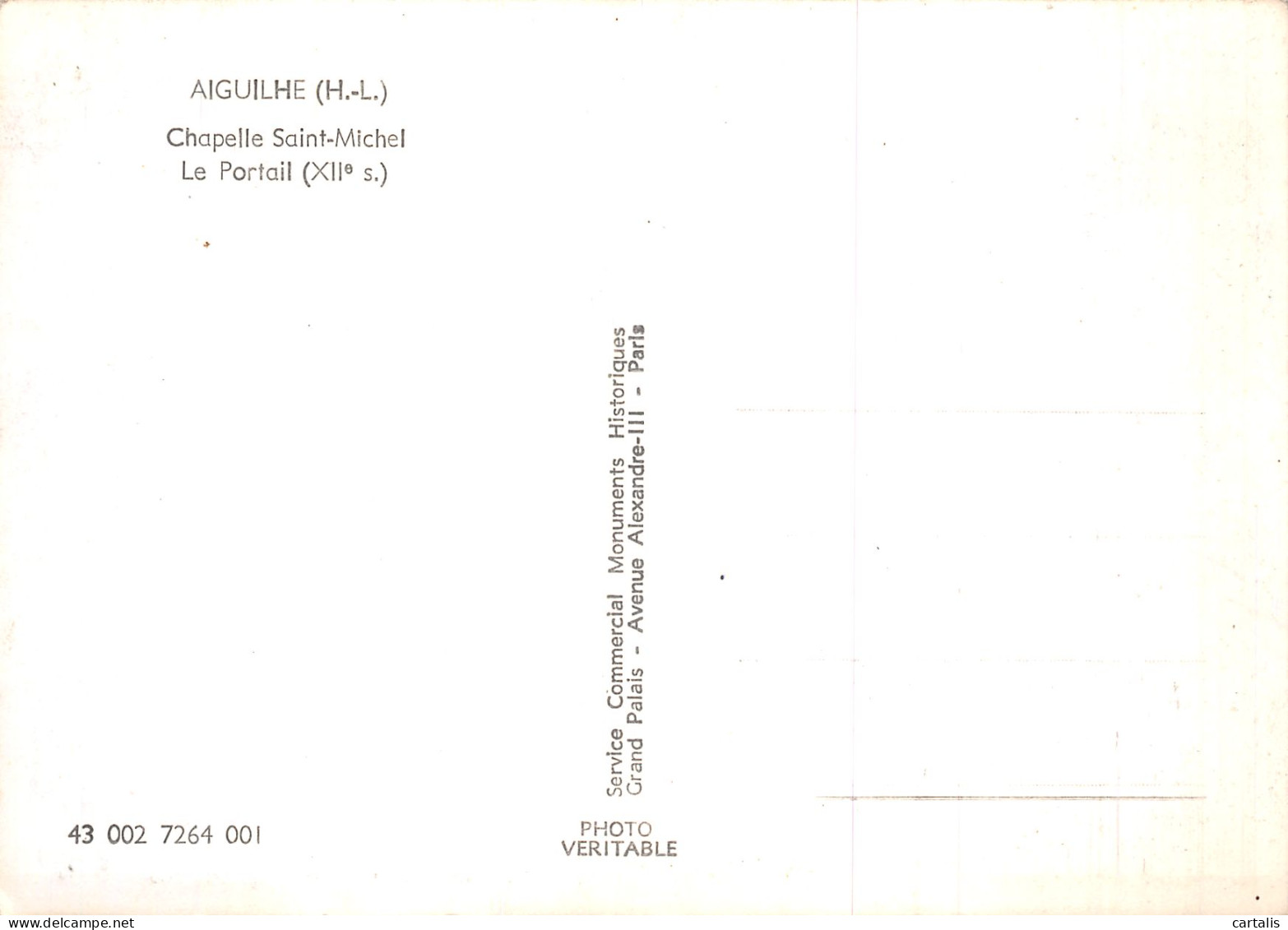 43-AIGUILHE-N° 4450-A/0041 - Other & Unclassified