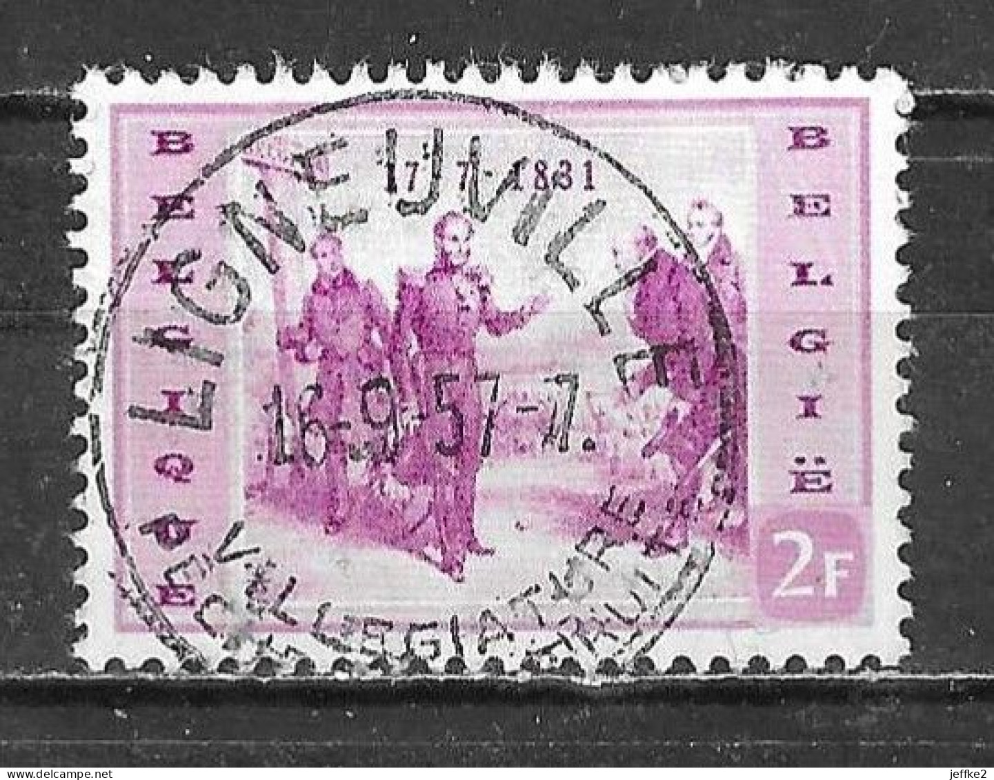 1021  Arrivée Du Roi Leopold Ier - Bonne Valeur - Oblit. Centrale LIGNEUVILLE - LOOK!!!! - Used Stamps