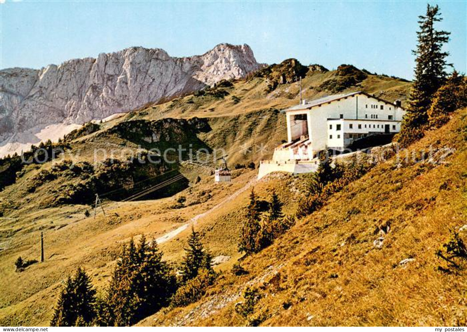 73677432 Reutte Tirol Reuttener Bergbahn Bergstation Mit Gaichtspitze Reutte Tir - Sonstige & Ohne Zuordnung