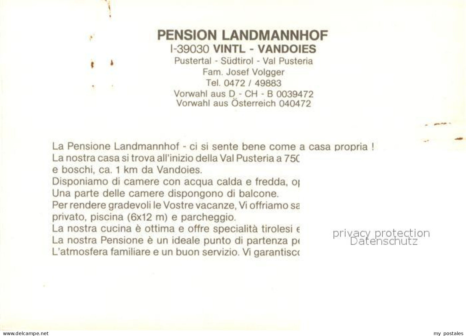 73677430 Vintl Pension Landmannhof Gastraeume Zimmer Pool Vintl - Otros & Sin Clasificación