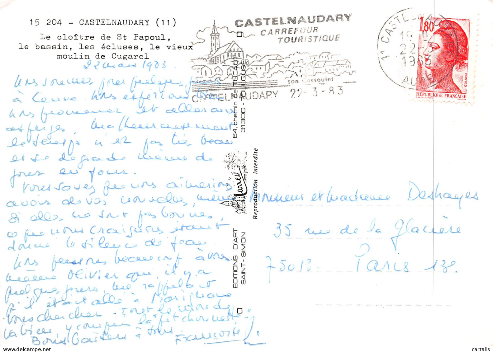 11-CASTELNAUDARY-N° 4450-D/0345 - Castelnaudary