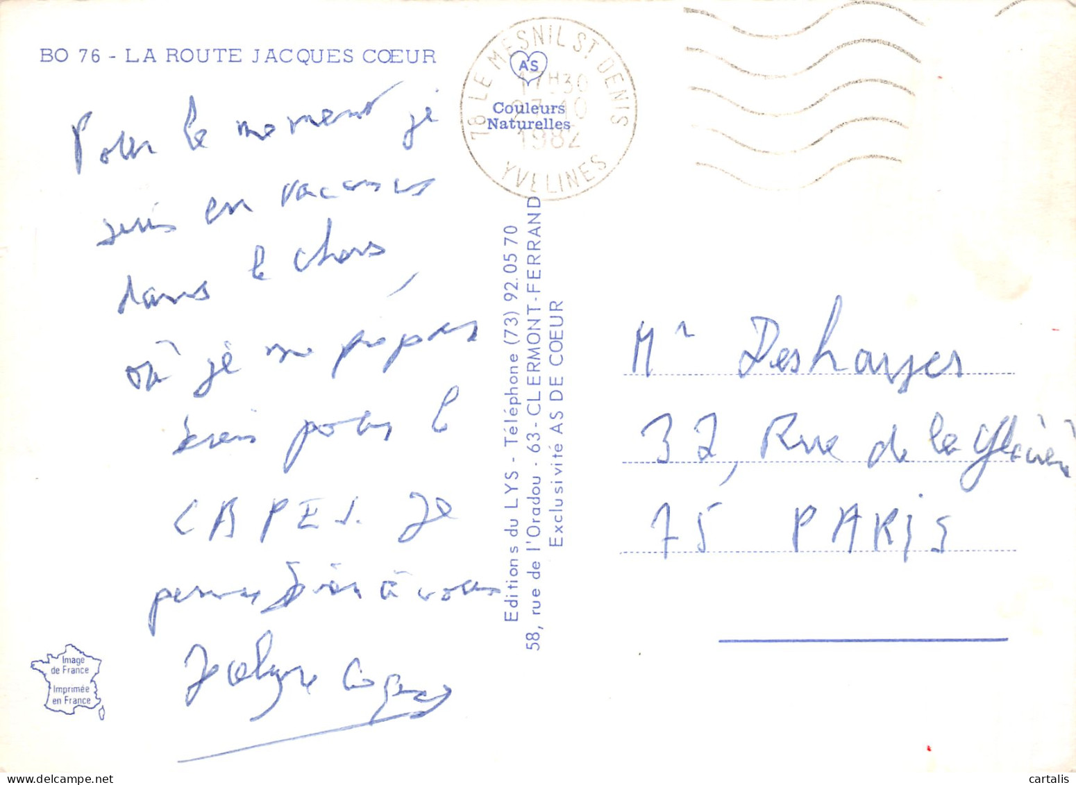 18-LA ROUTE DE JACQUES COEUR-N° 4450-D/0337 - Other & Unclassified