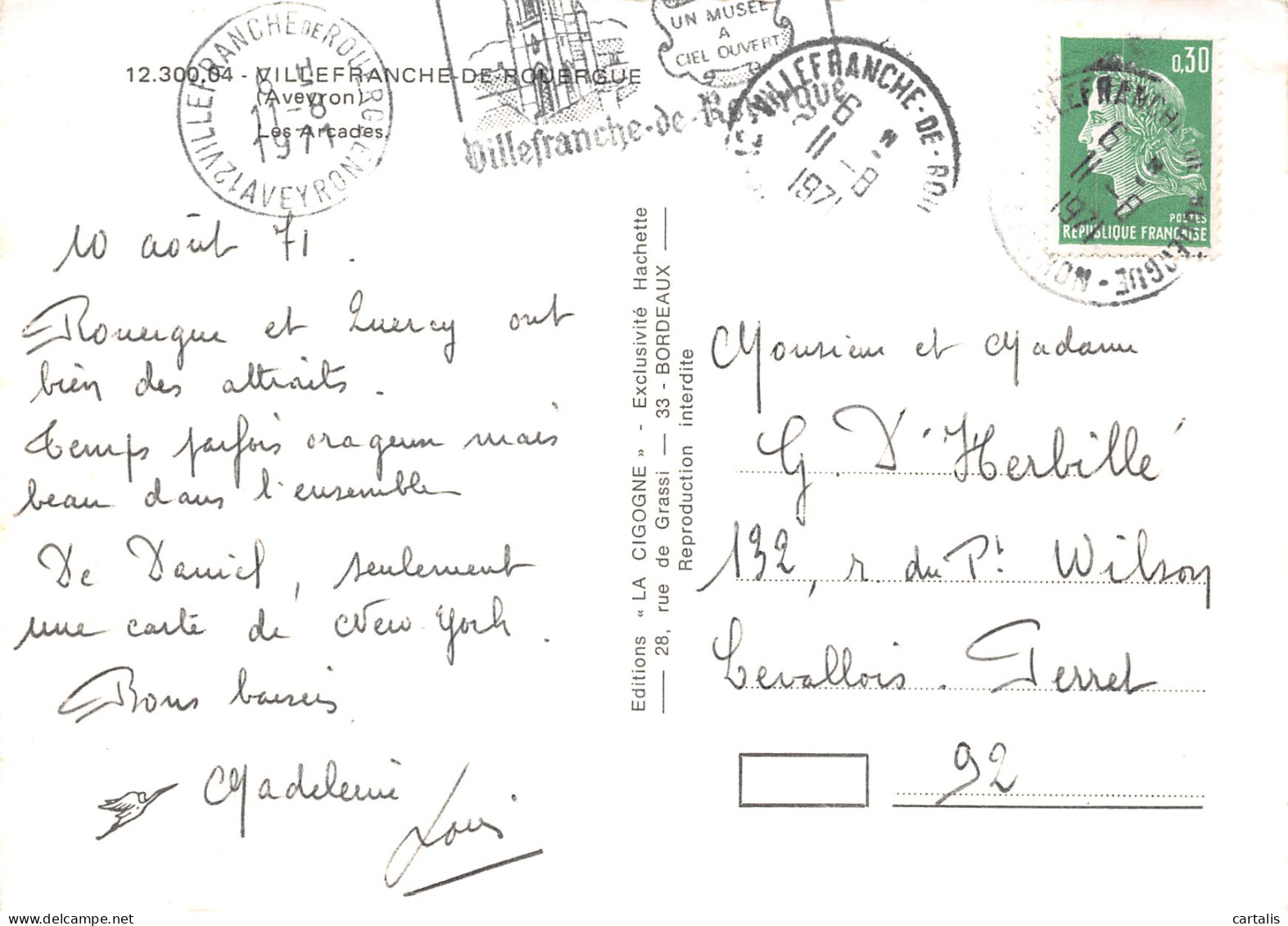 12-VILLEFRANCHE DE ROUERGUE-N° 4450-D/0033 - Villefranche De Rouergue