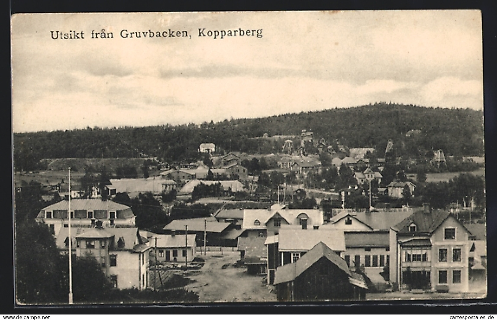 AK Kopparberg, Panorama Fran Gruvbacken  - Suède