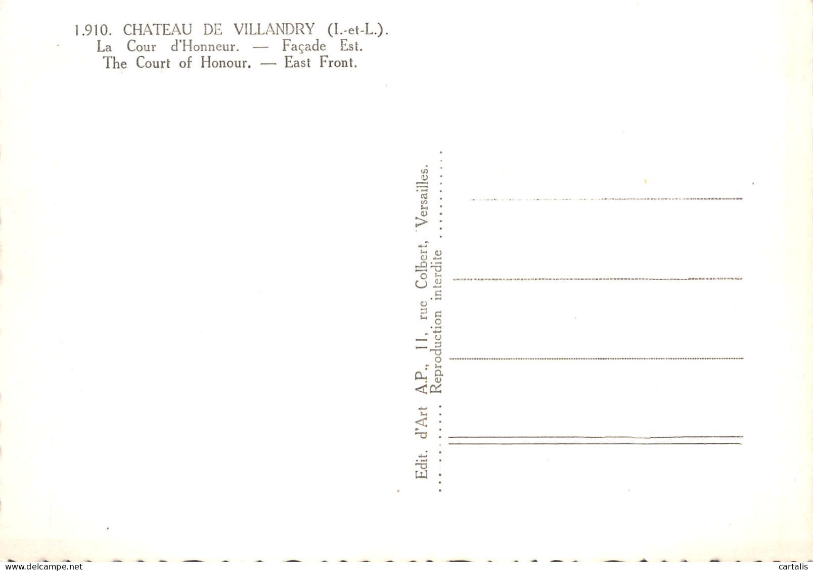 37-VILLANDRY-N° 4450-C/0147 - Andere & Zonder Classificatie