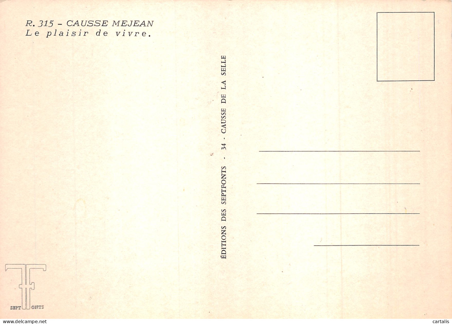 48-CAUSSE MEJEAN-N° 4450-C/0029 - Sonstige & Ohne Zuordnung