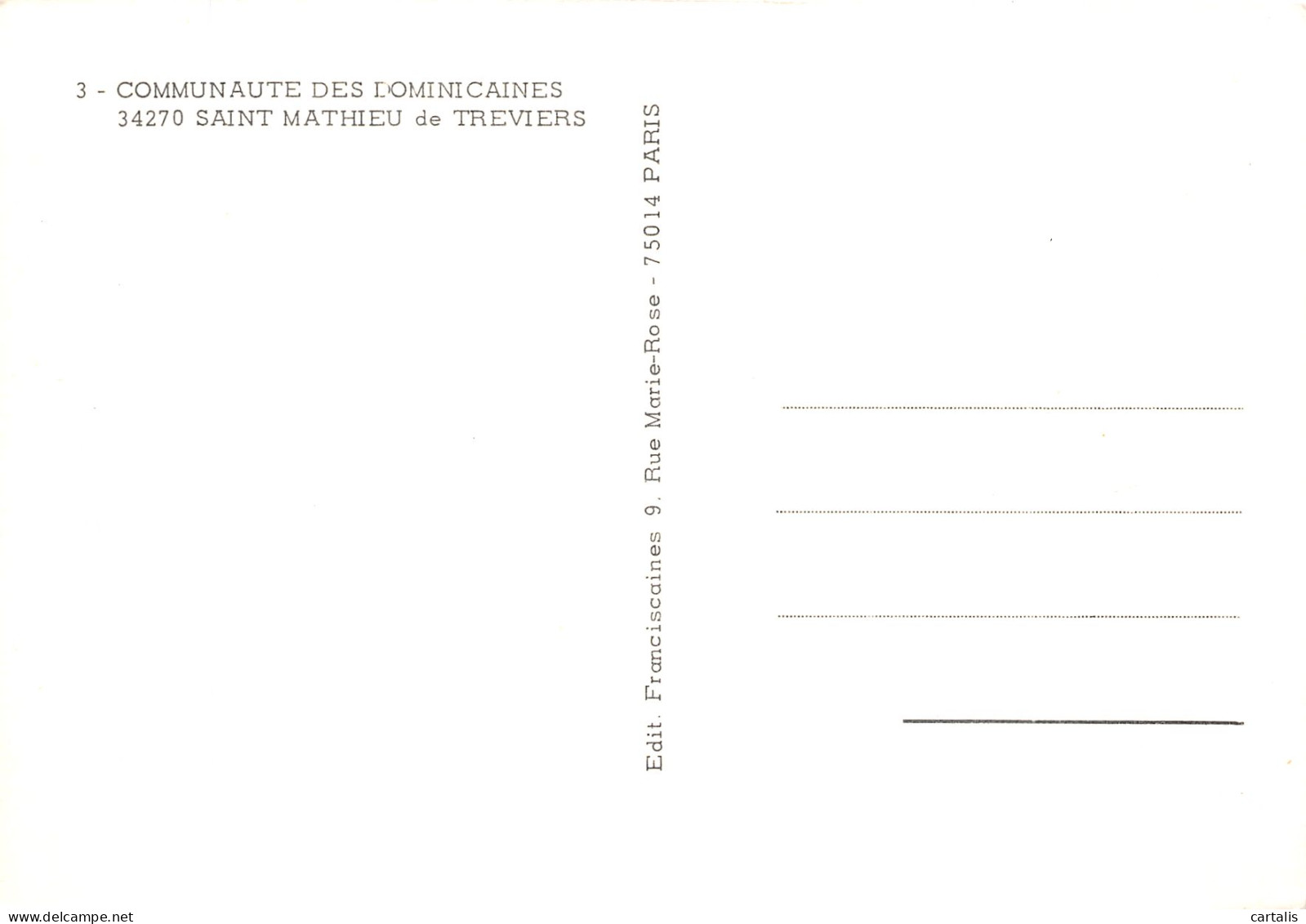 34-SAINT MATHIEU DE TREVIERS-N° 4450-B/0327 - Sonstige & Ohne Zuordnung