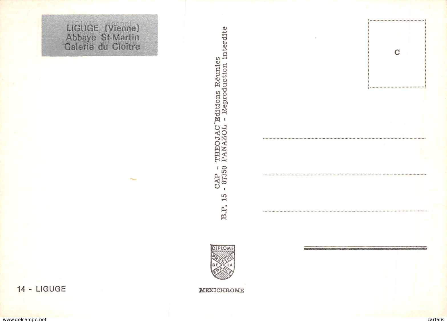 86-LIGUGE-N° 4451-A/0081 - Other & Unclassified