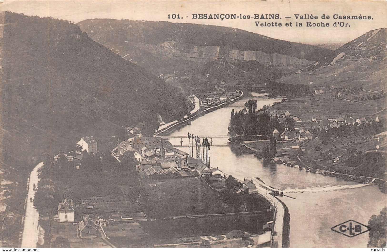 25-BESANCON LES BAINS-N° 4451-E/0221 - Besancon