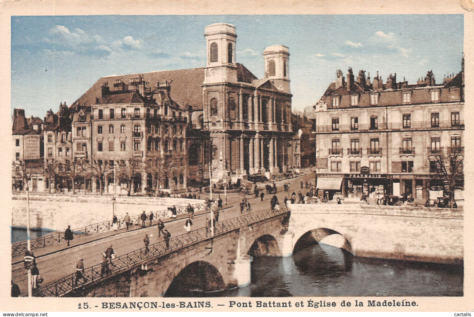 25-BESANCON LES BAINS-N° 4451-E/0217 - Besancon