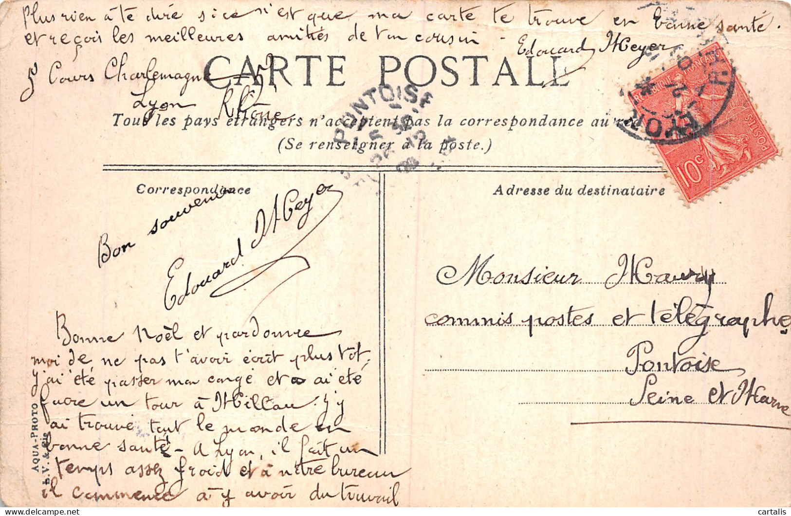 69-LYON-N° 4451-E/0165 - Other & Unclassified