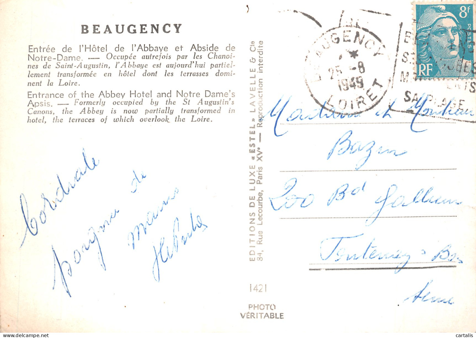 45-BEAUGENCY-N° 4451-D/0245 - Beaugency