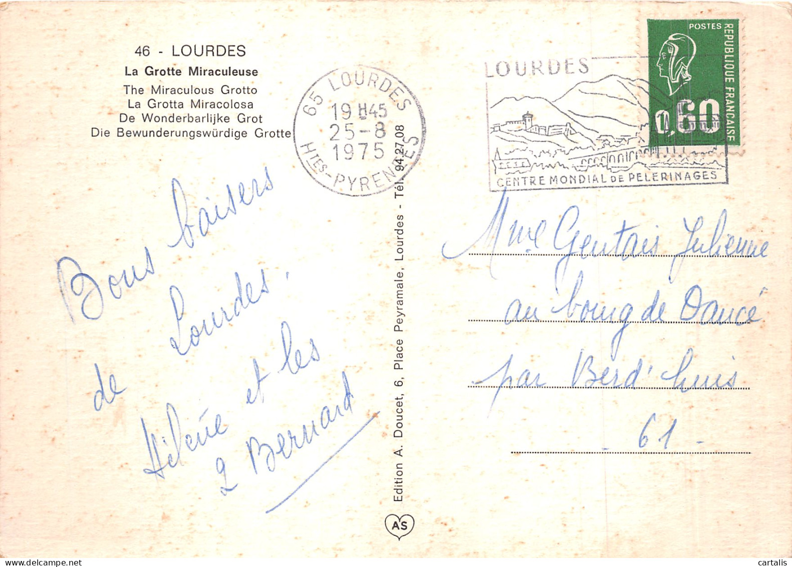 65-LOURDES-N° 4451-D/0091 - Lourdes