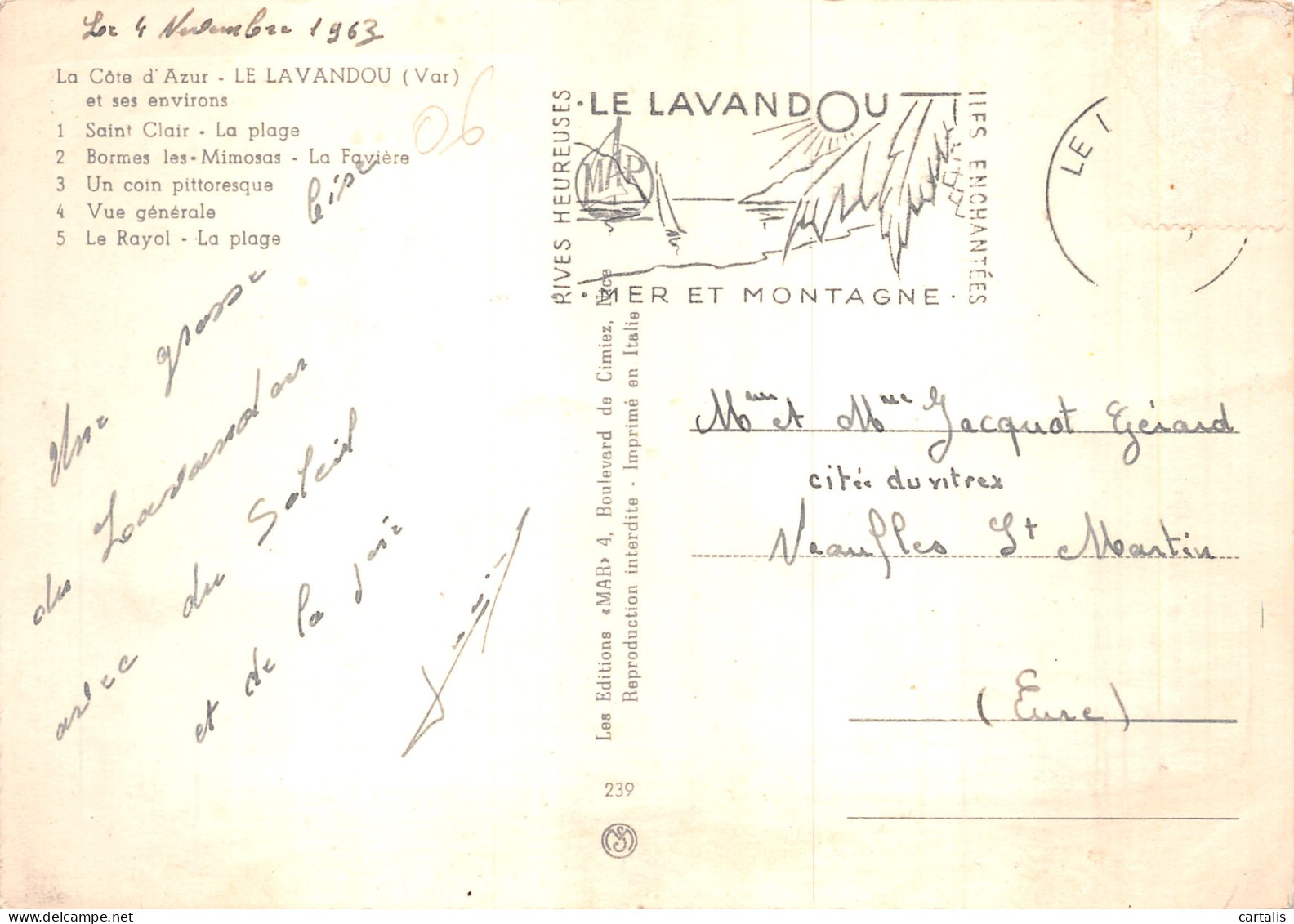 83-LE LAVANDOU-N° 4451-C/0349 - Le Lavandou