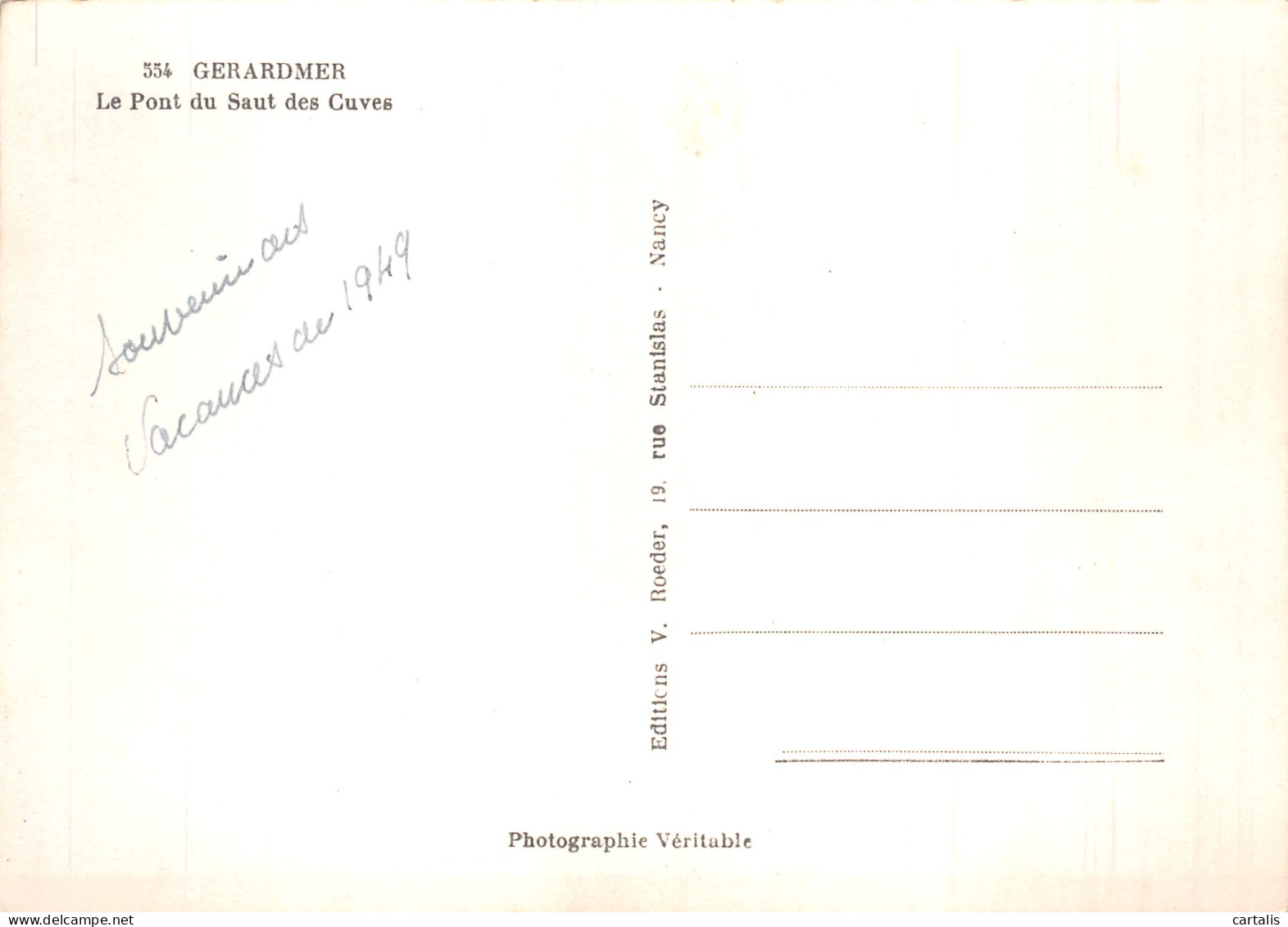 88-GERARDMER-N° 4451-C/0333 - Gerardmer