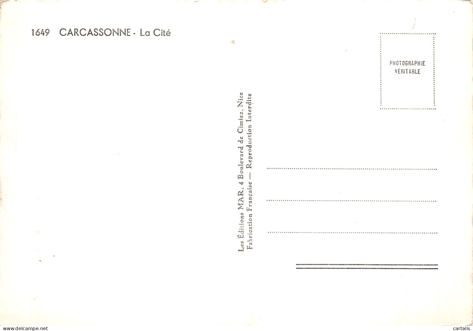 11-CARCASSONNE-N° 4451-C/0085 - Carcassonne