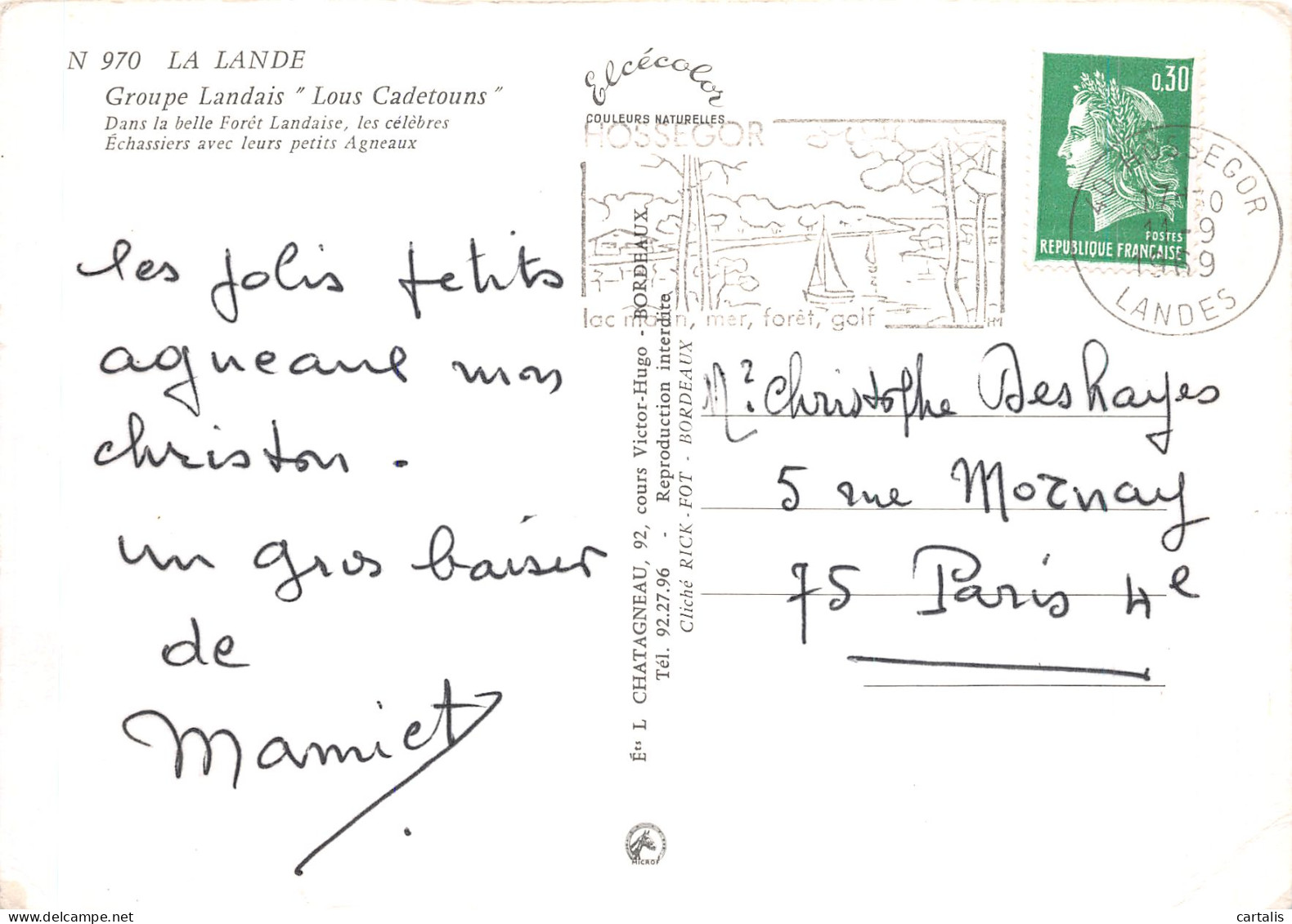 40-LES LANDES-N° 4451-B/0389 - Sonstige & Ohne Zuordnung